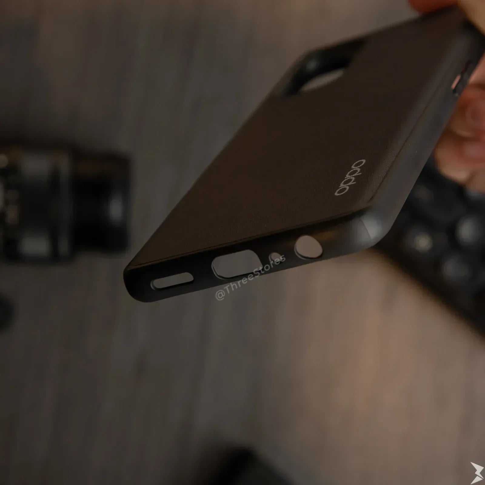 Slim Leather Camera Protection Case Oppo Reno 5 - Three