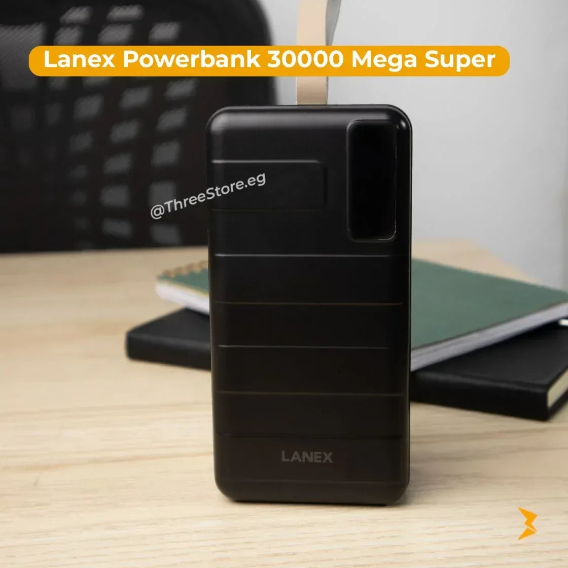 Lanex Powerbank 30000 Mega Super LP17 - Three