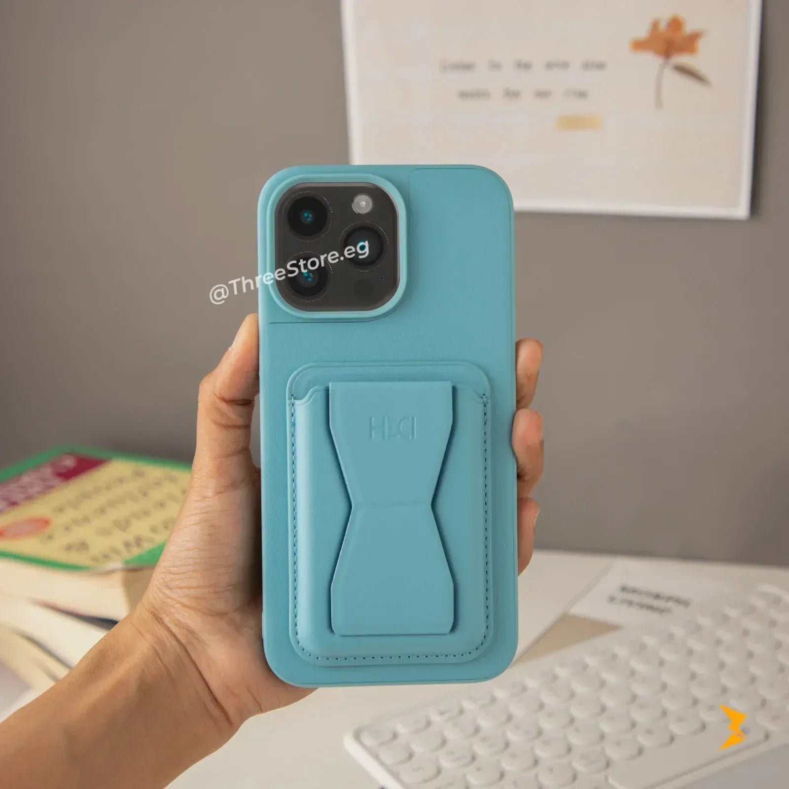 HDD Fionke Stand Leather Case iPhone 13 Pro Max - Three