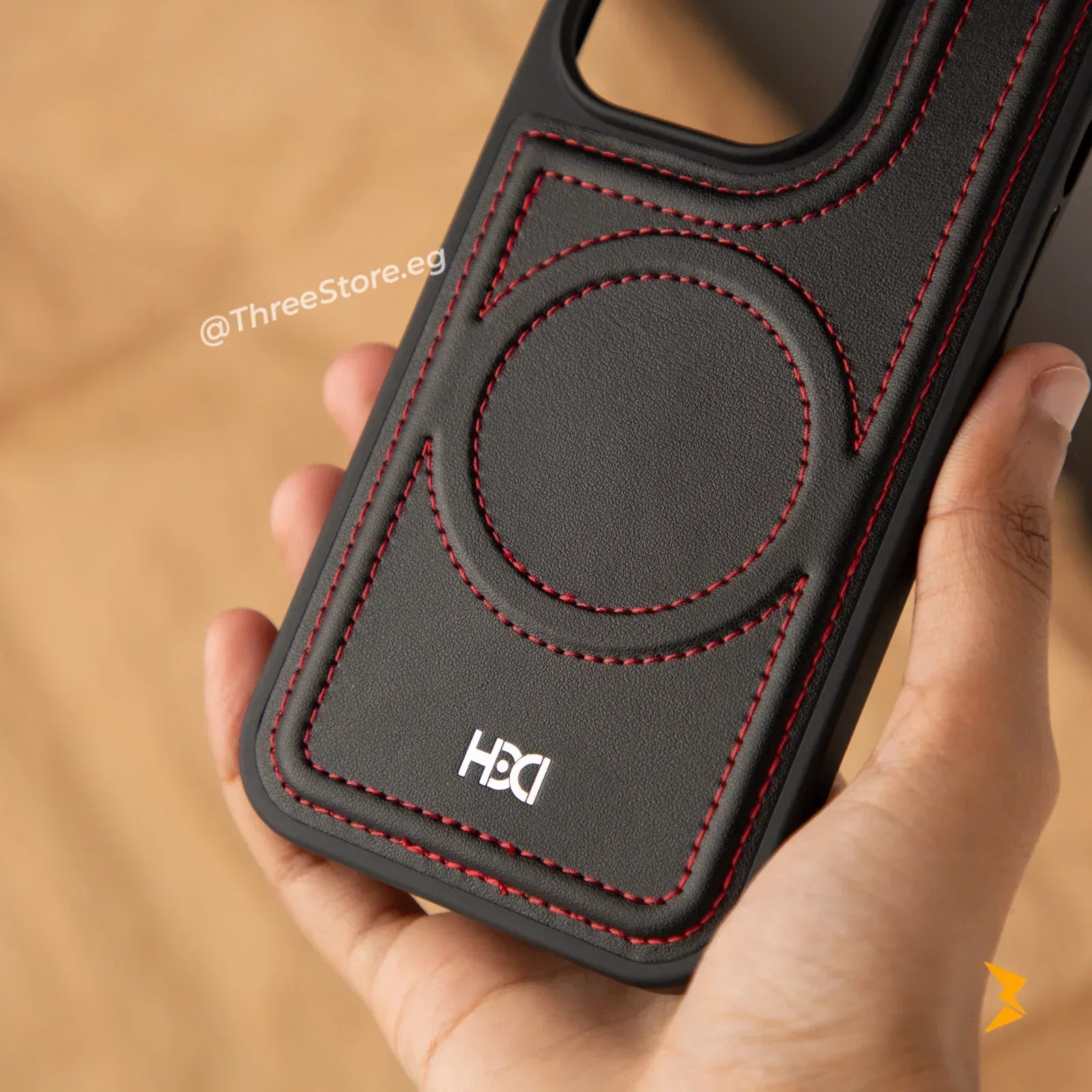 HDD Leather Magsafe Case iPhone 14 Pro Max - Three
