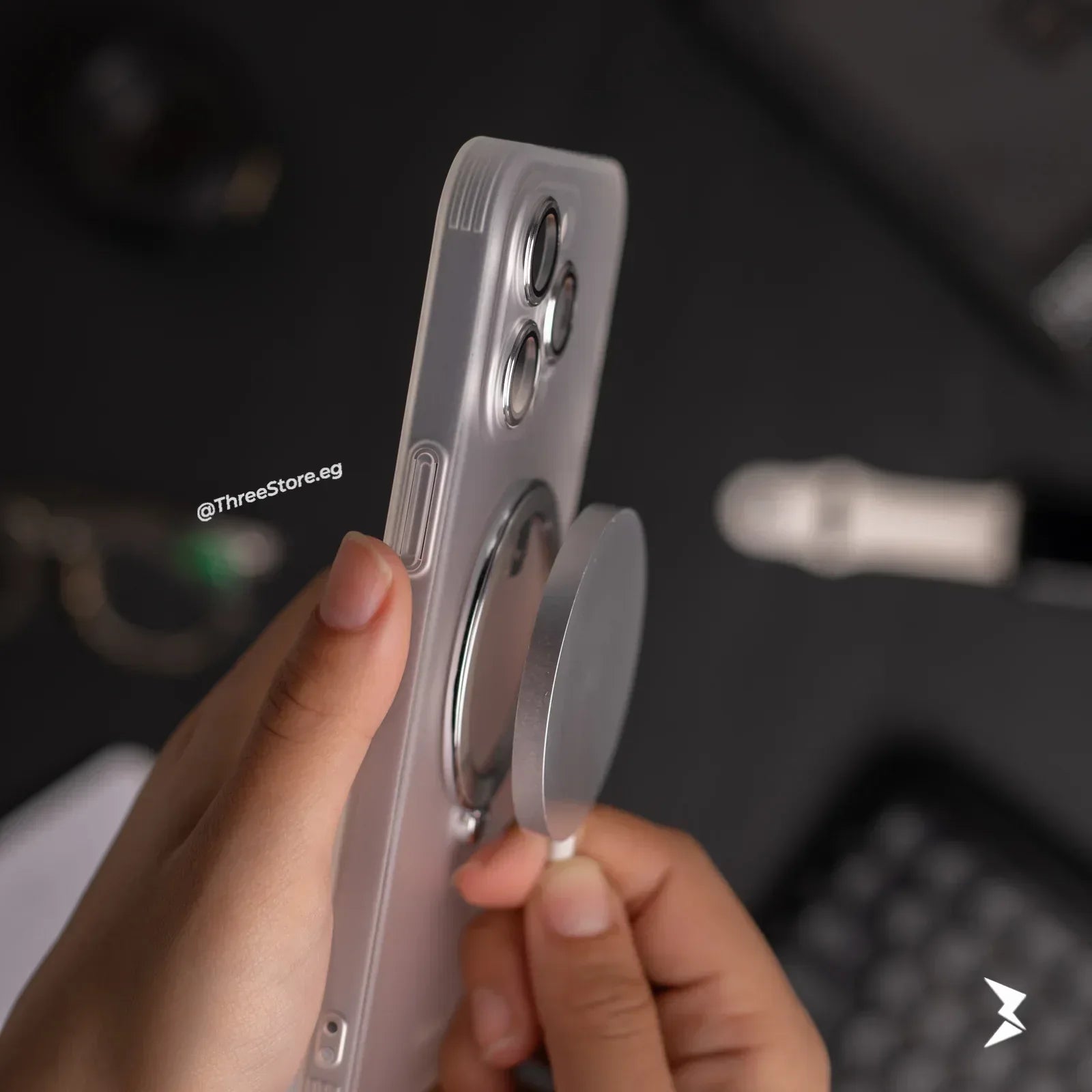 Shefange Magsafe Stand Case iPhone 14 Pro Max - Three