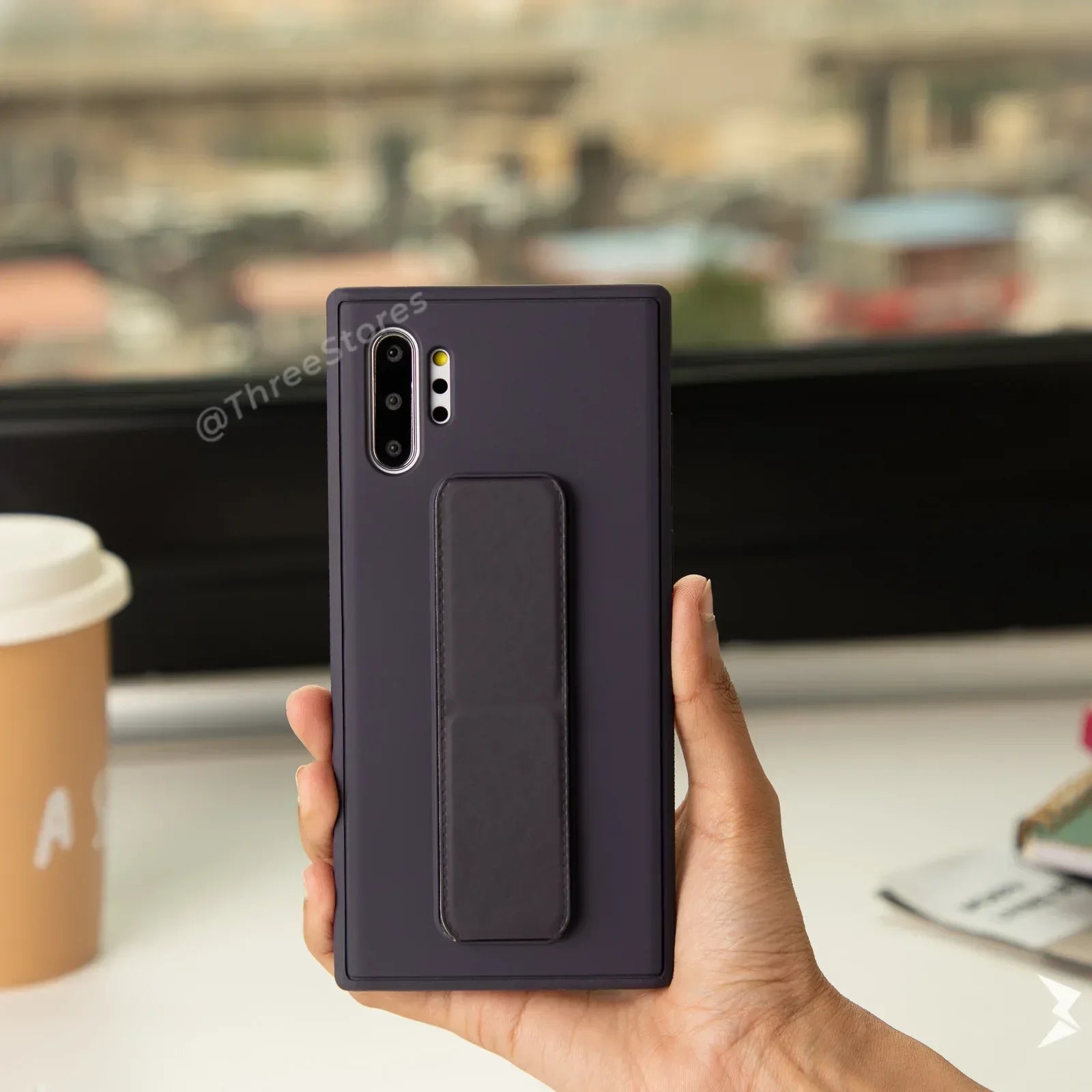 Vertical Magnetic Holder Case Samsung Note 10 Plus - Three