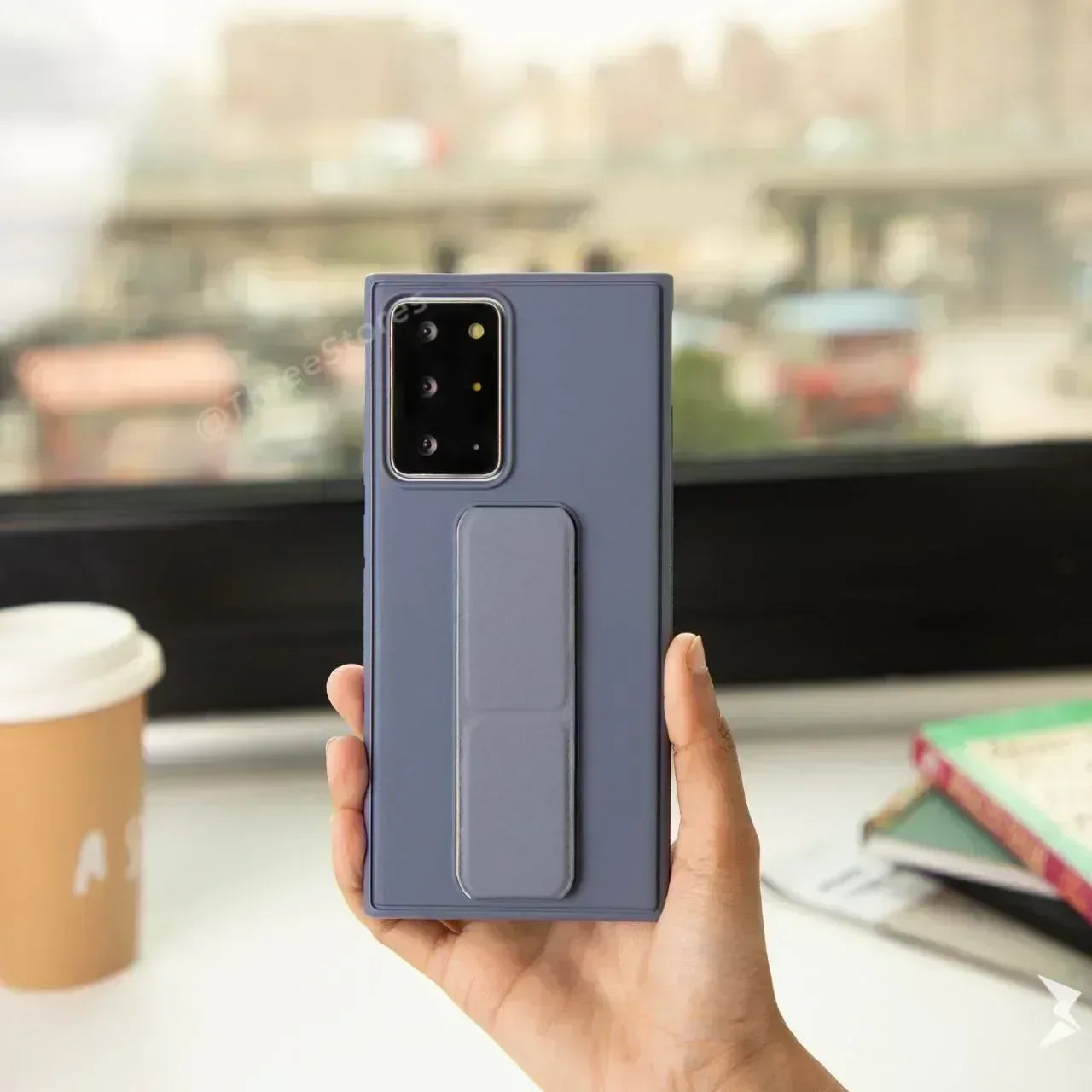 Vertical Magnetic Holder Case Samsung A73 - Three