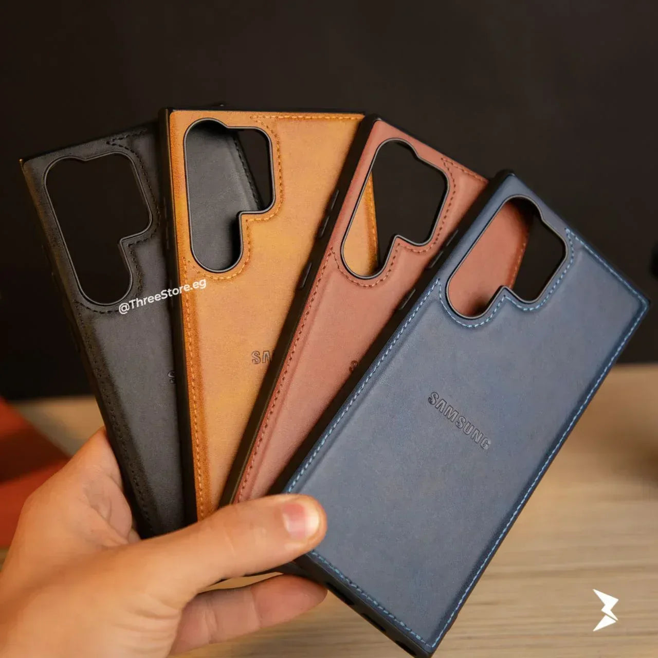 Cradle Leather Case Samsung S23 Ultra - Three