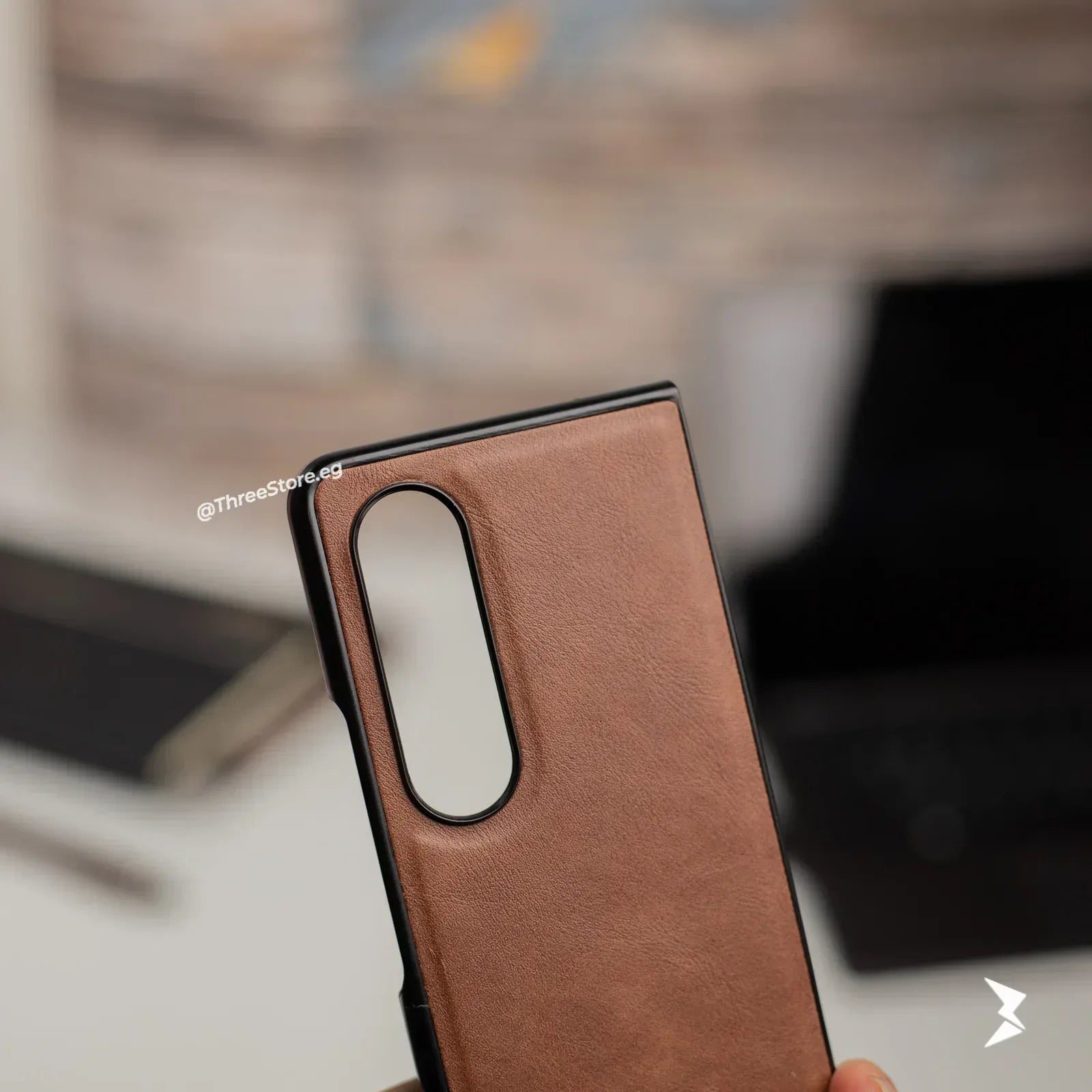 Piblue Leather Case Samsung Z Fold 3 - Three