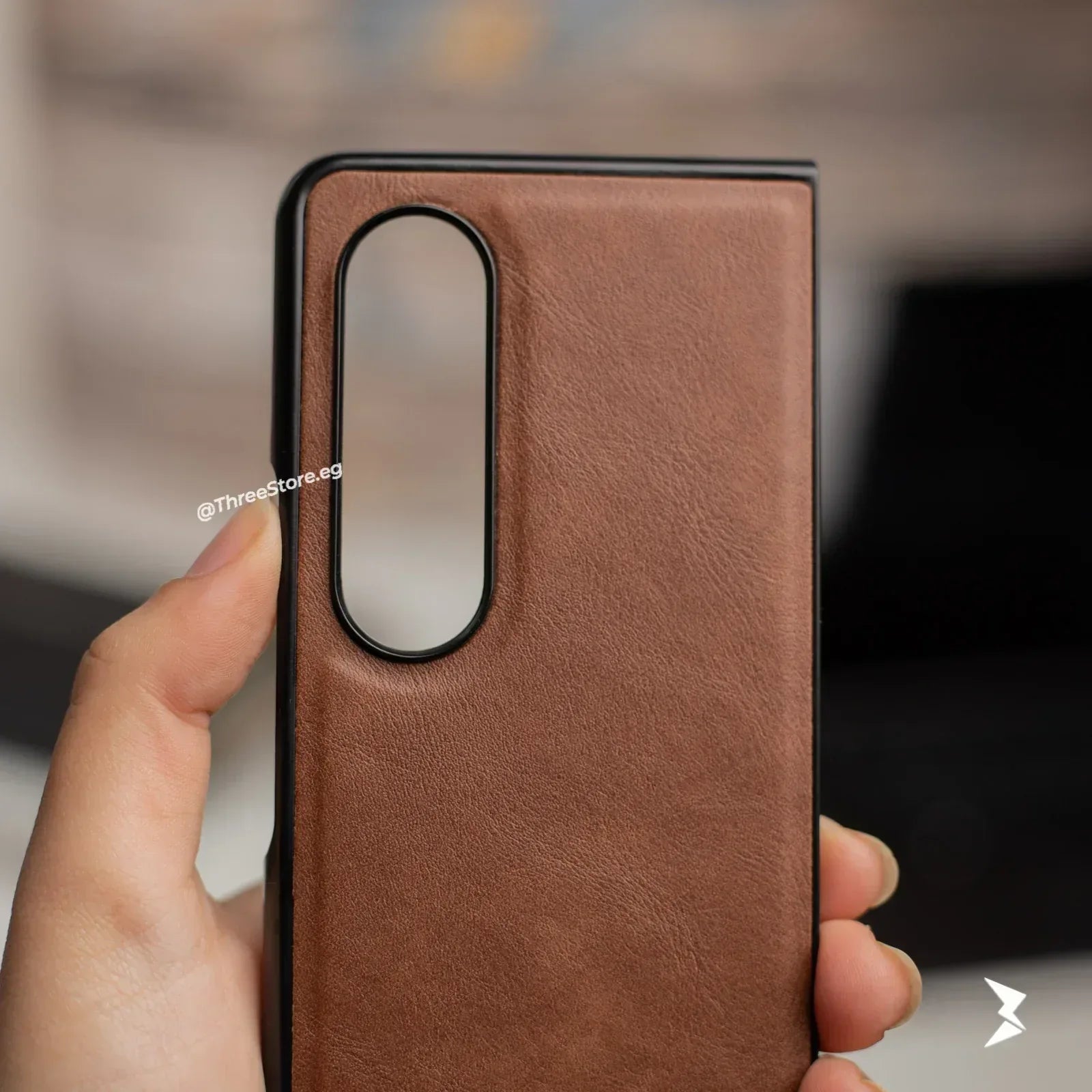 Piblue Leather Case Samsung Z Fold 3 - Three