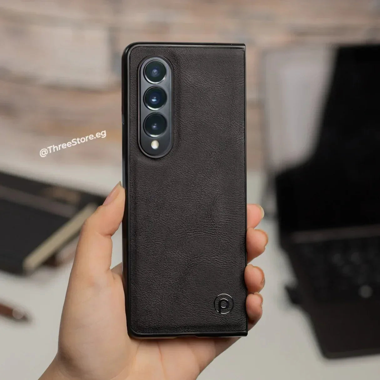 Piblue Leather Case Samsung Z Fold 3 - Three