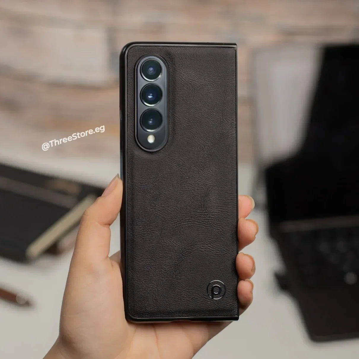 Piblue Leather Case Samsung Z Fold 4 - Three