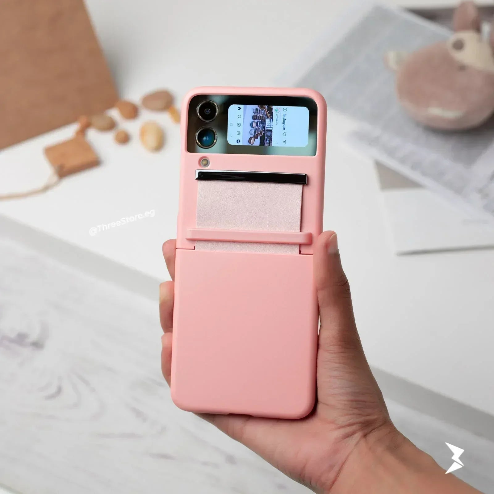 Colored Drawing Case Samsung Flip 3 - Three