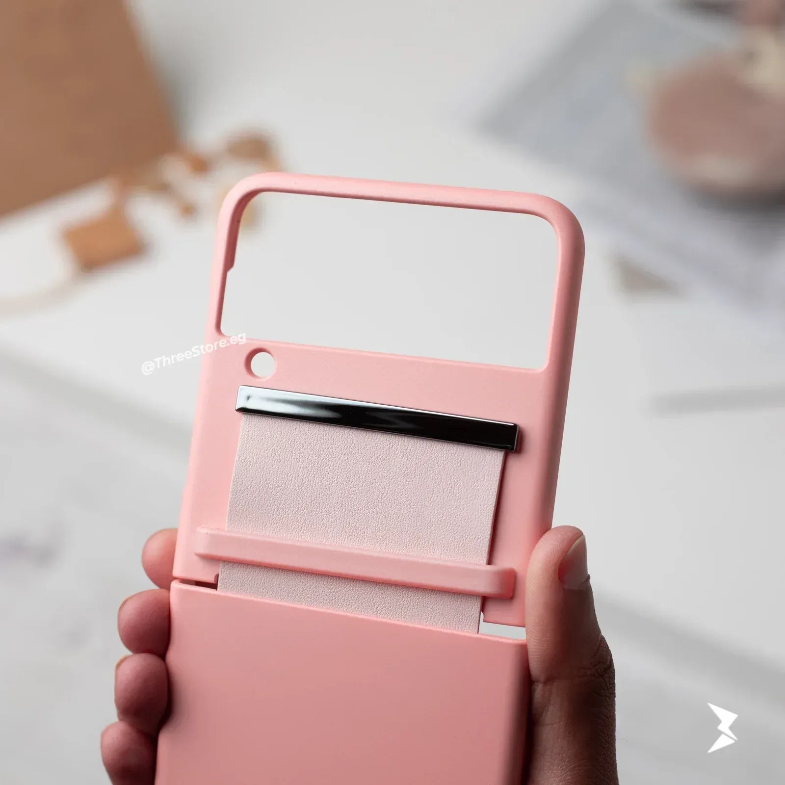 Colored Drawing Case Samsung Z Flip 4 - Three
