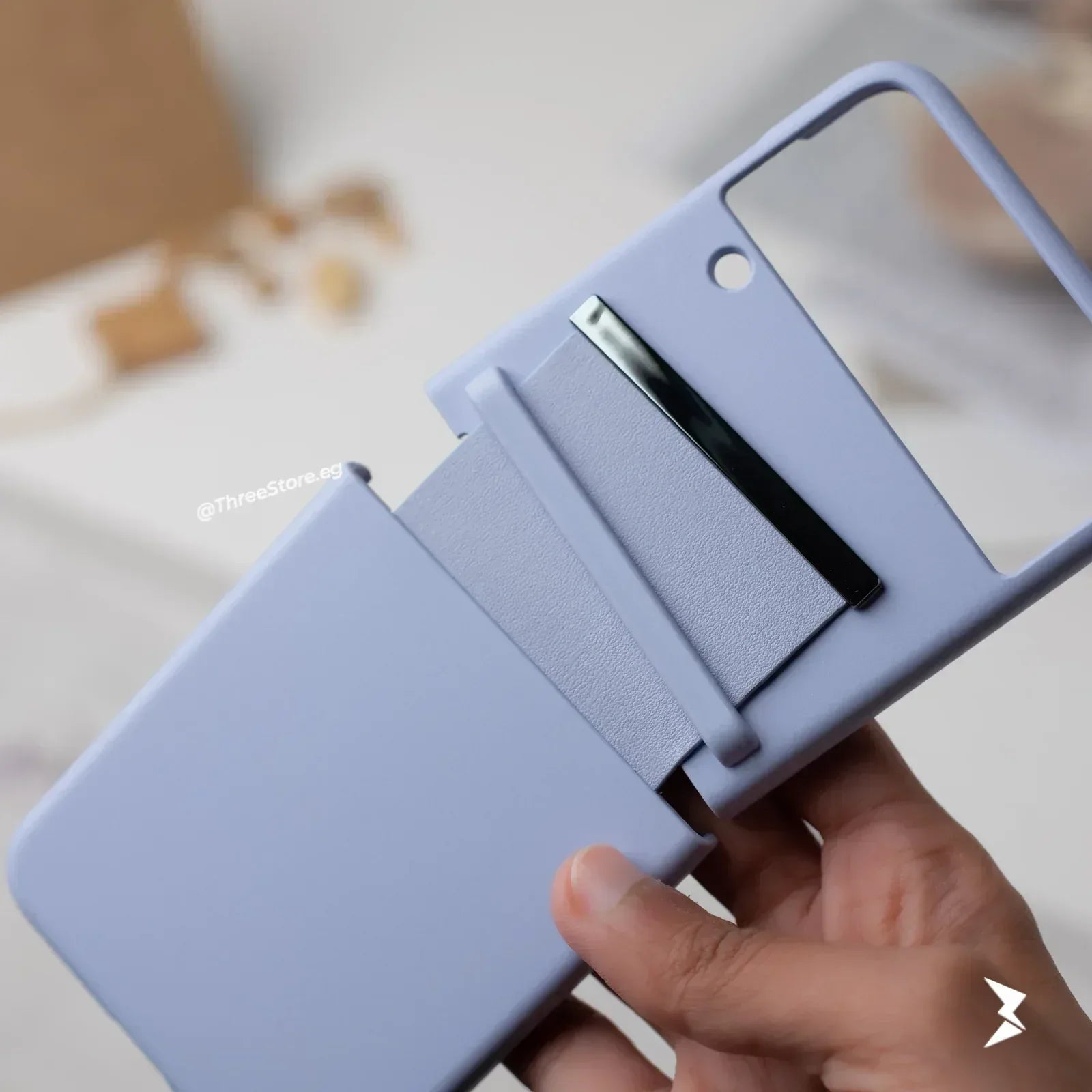 Colored Drawing Case Samsung Z Flip 4 - Three