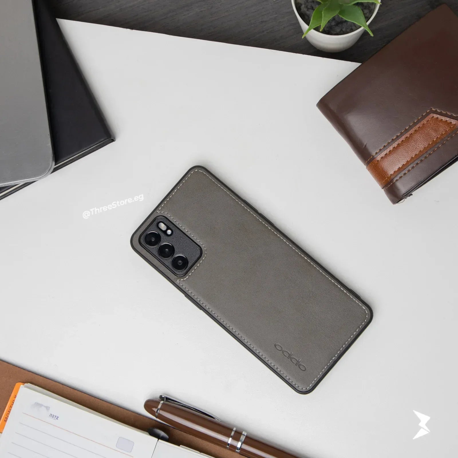 Cradle Leather Case Oppo Reno 6 5g - Three