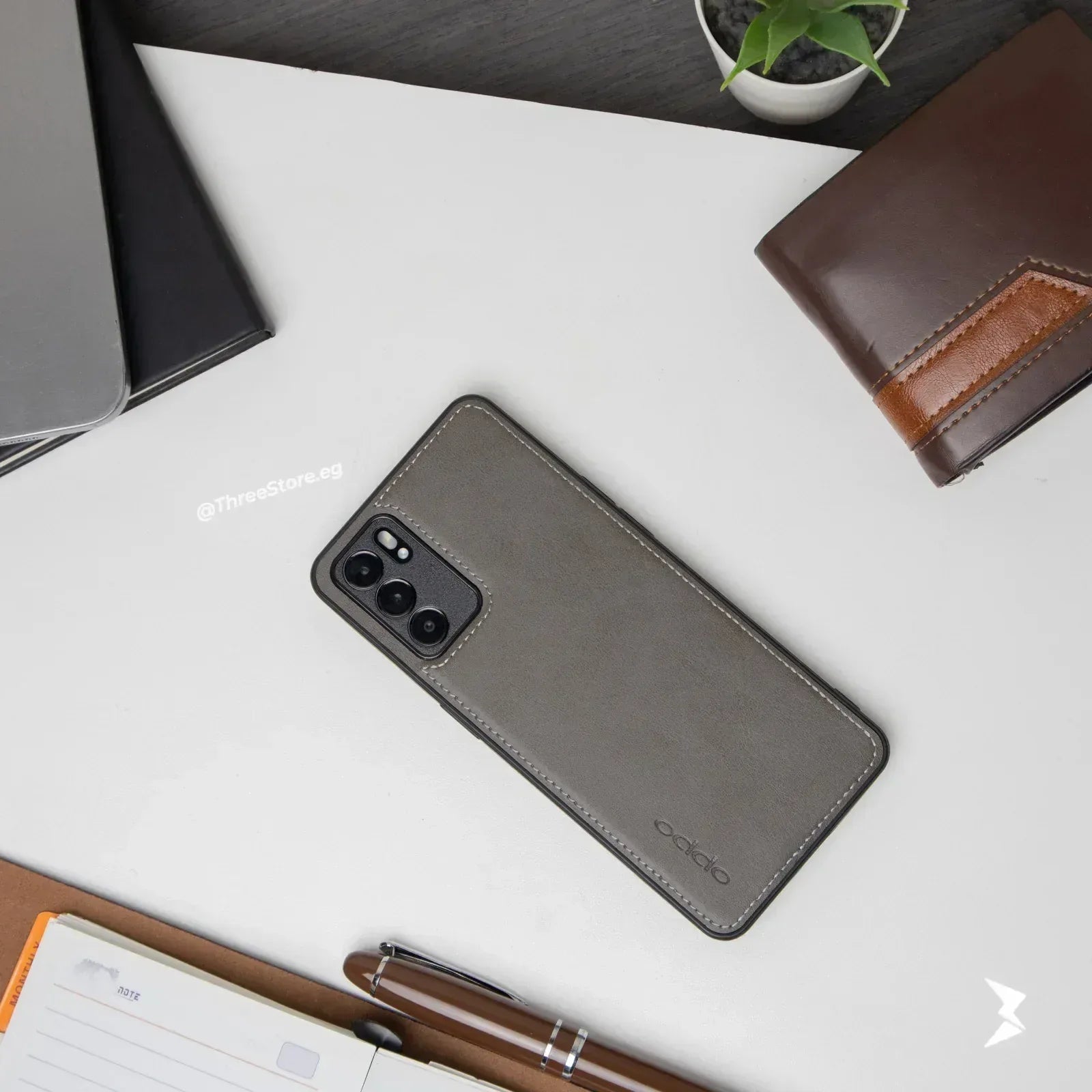 Cradle Leather Case Oppo Reno 6 5g - Three