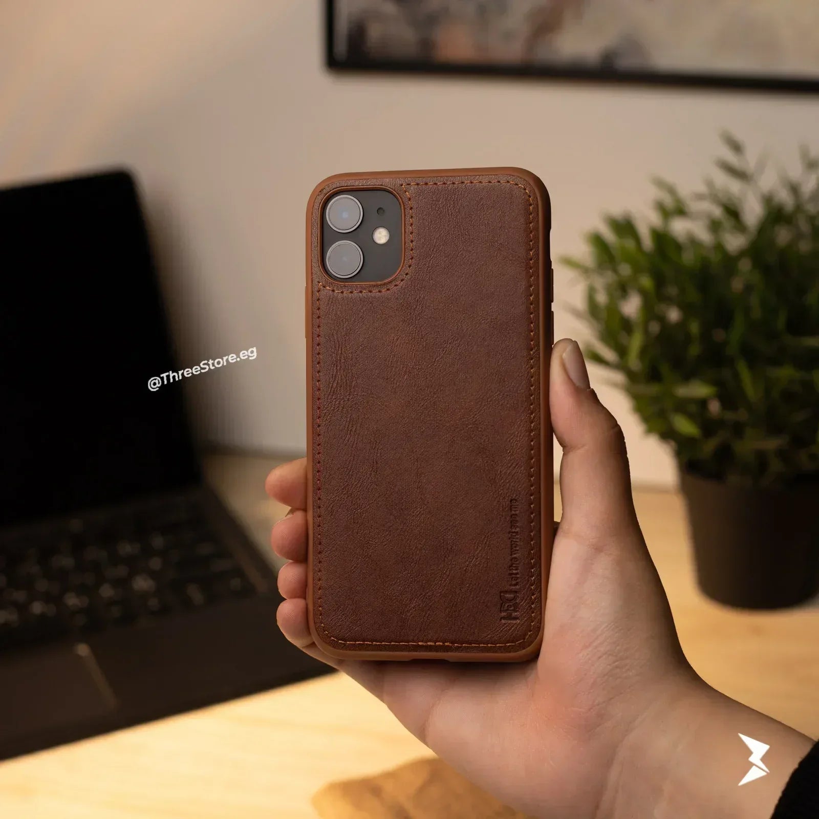 HDD Leather Case iPhone 11 - Three