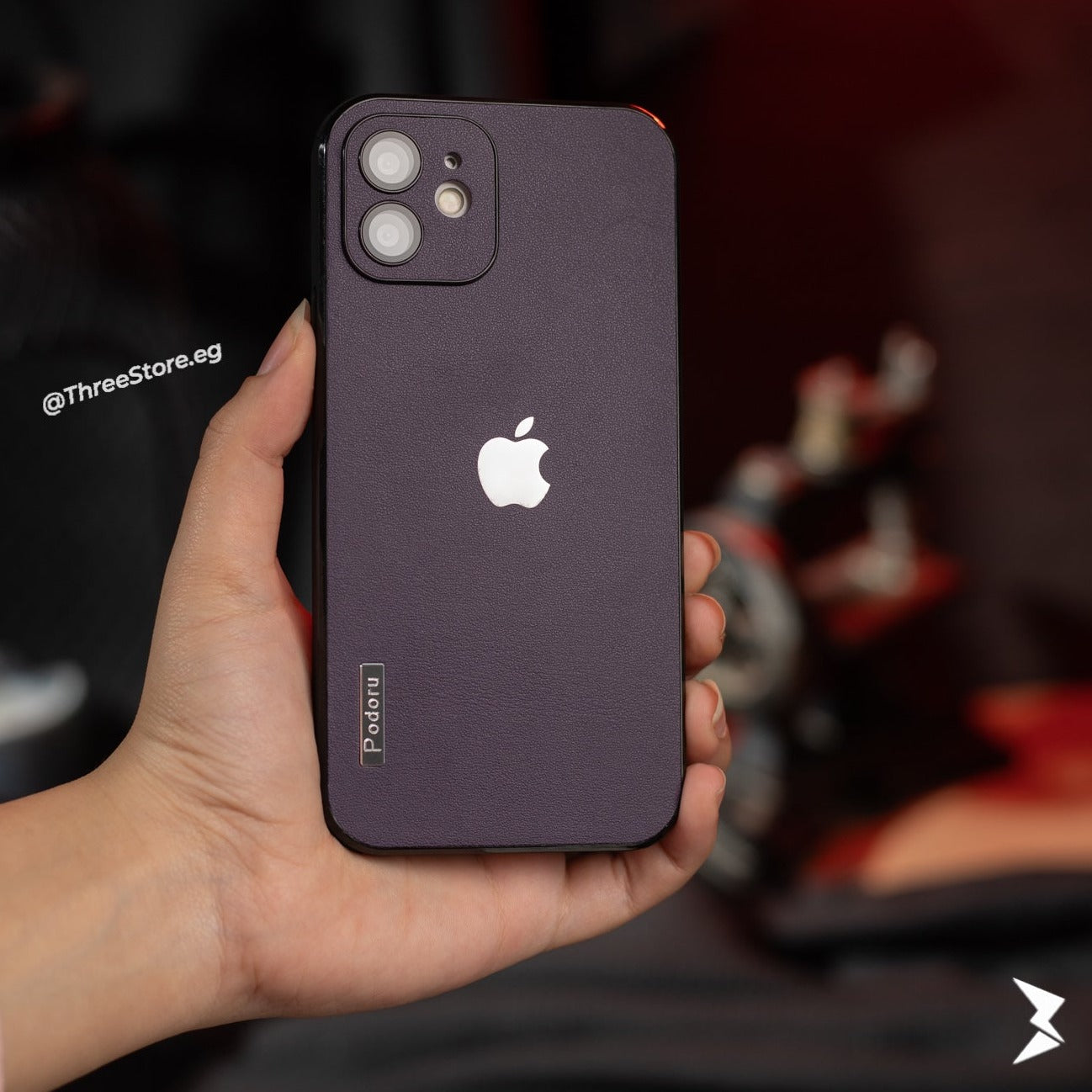 Podoru ShockProof Leather Case iPhone 12