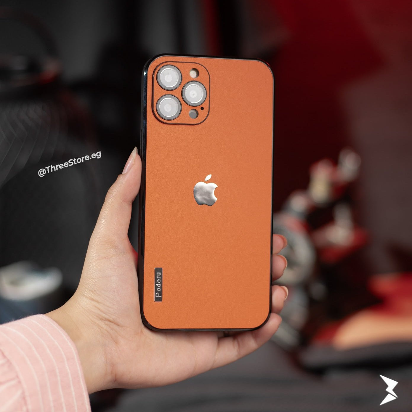 Podoru ShockProof Leather Case iPhone 13 Pro