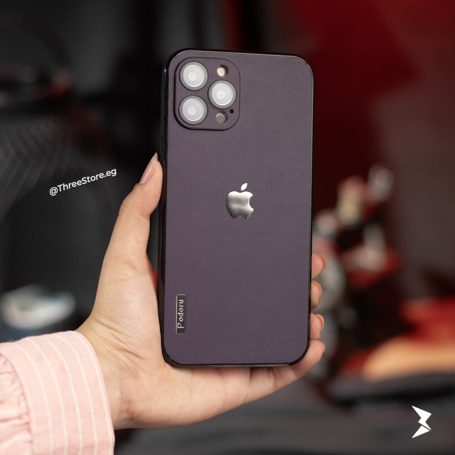 Podoru ShockProof Leather Case iPhone 12 Pro Max