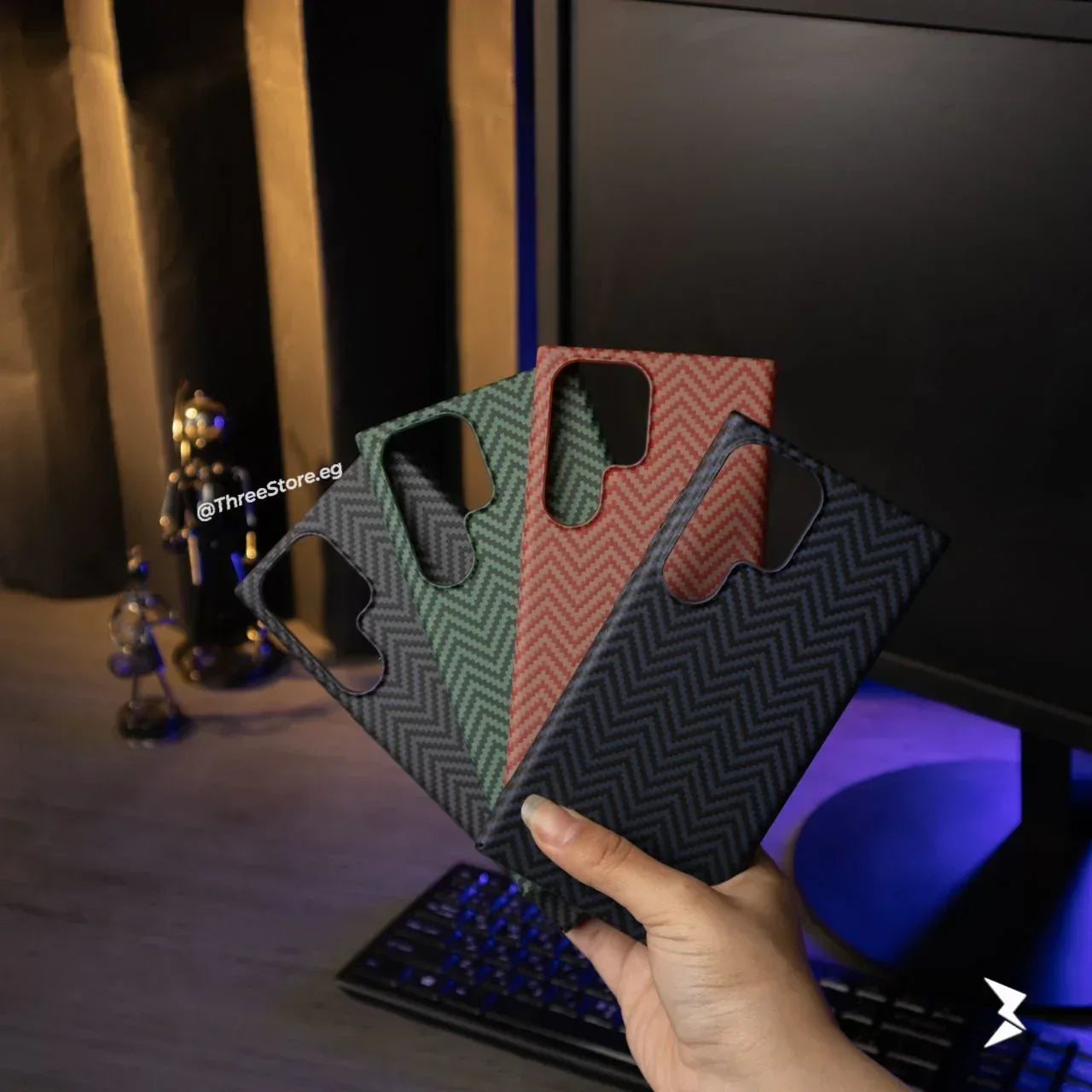 Piblue V-Shaped Kevlar Case Samsung S23 Ultra - Three