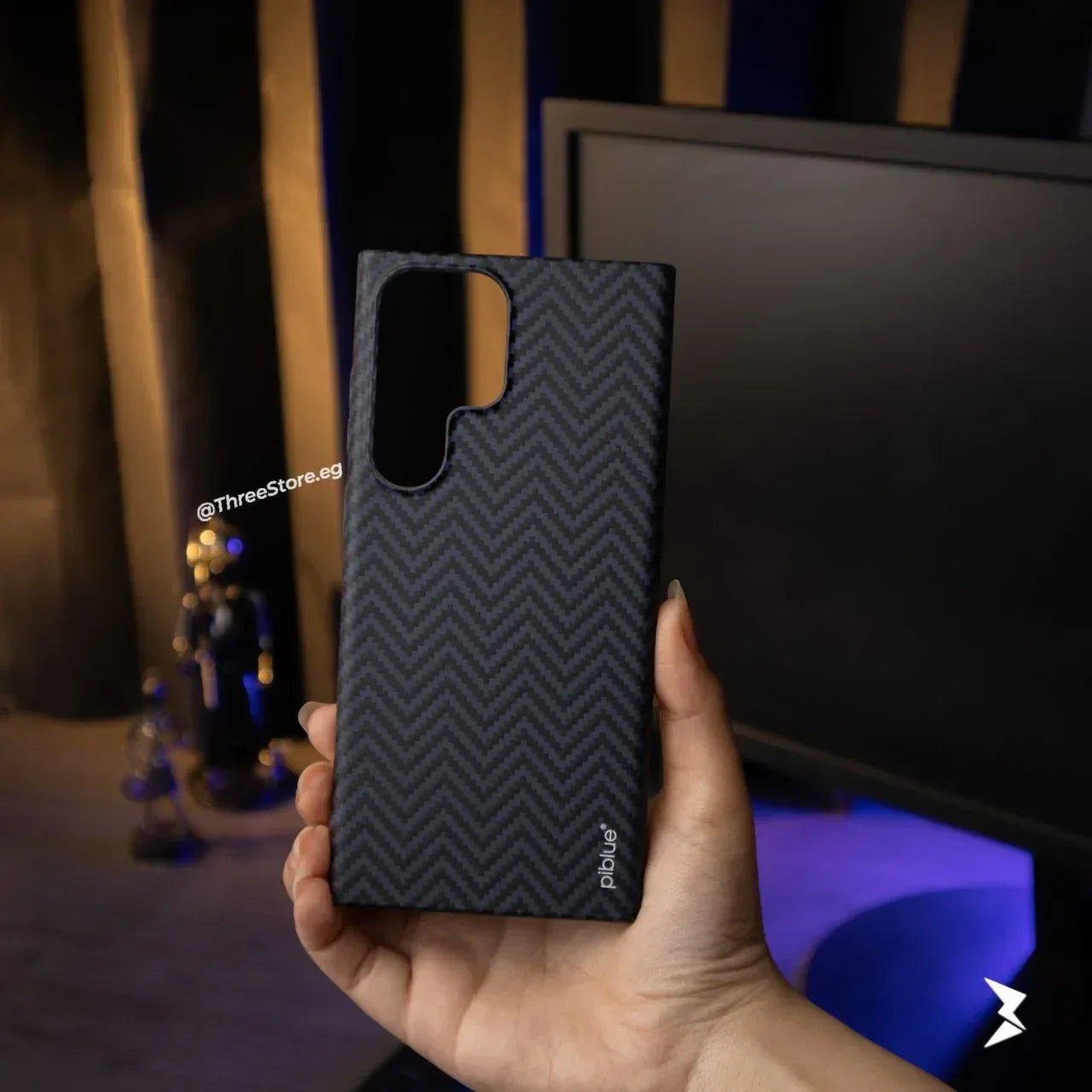Piblue V-Shaped Kevlar Case Samsung S23 Ultra - Three