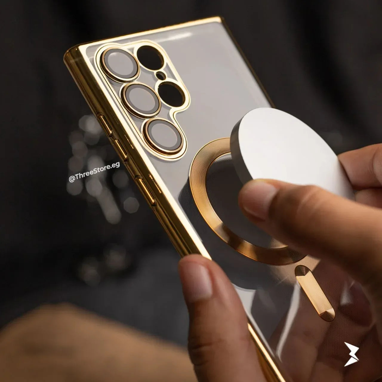 Glossy Magsafe Camera Protection Case Samsung S24 Ultra - Three