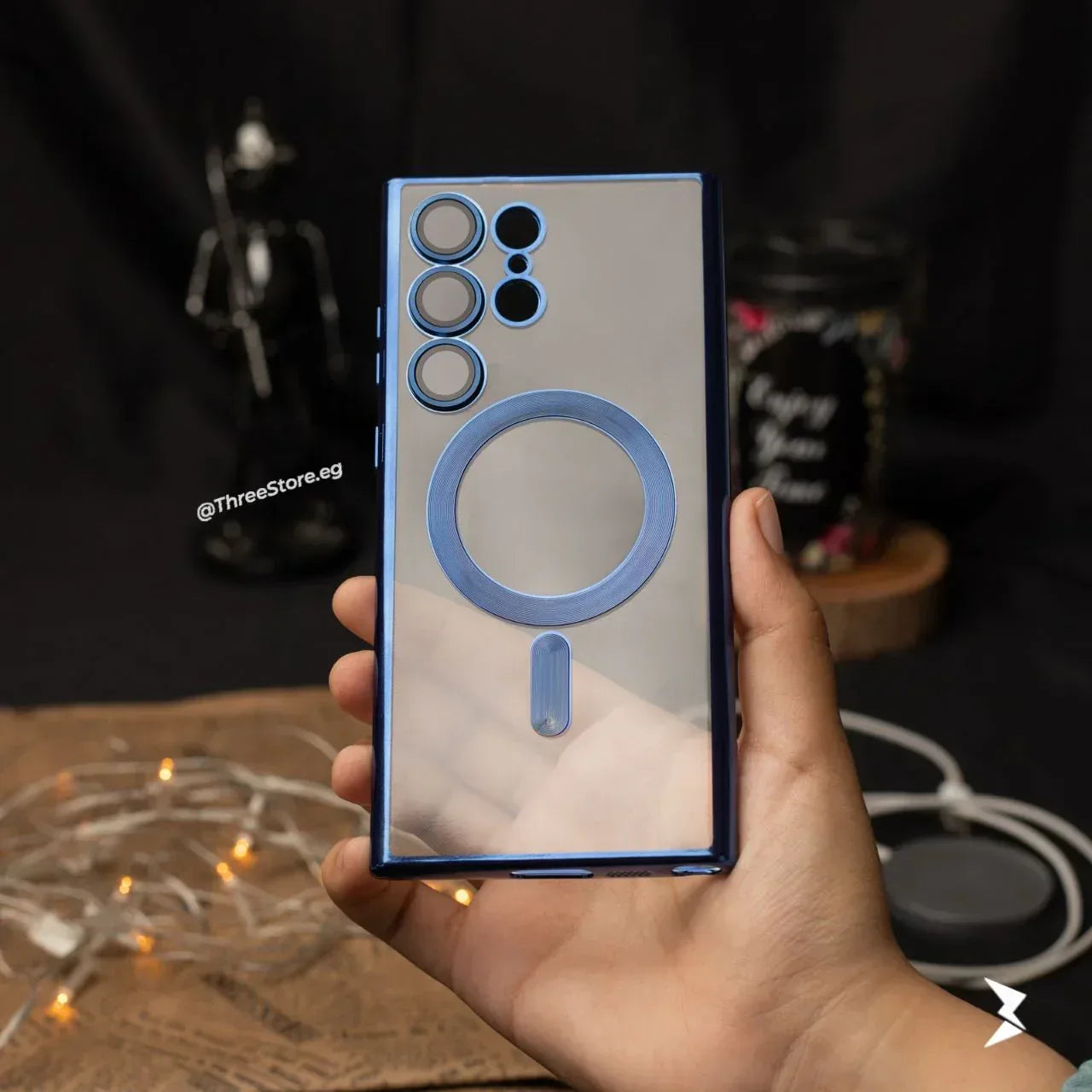 Glossy Magsafe Camera Protection Case Samsung S24 Ultra - Three