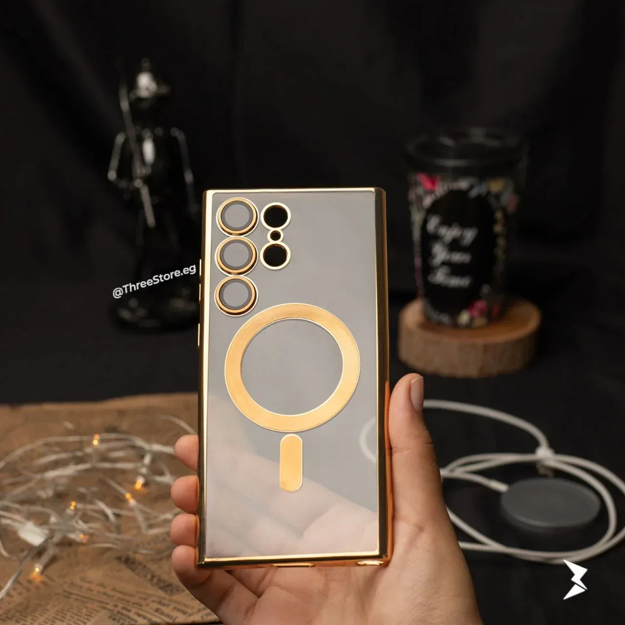 Glossy Magsafe Camera Protection Case Samsung S24 Ultra - Three