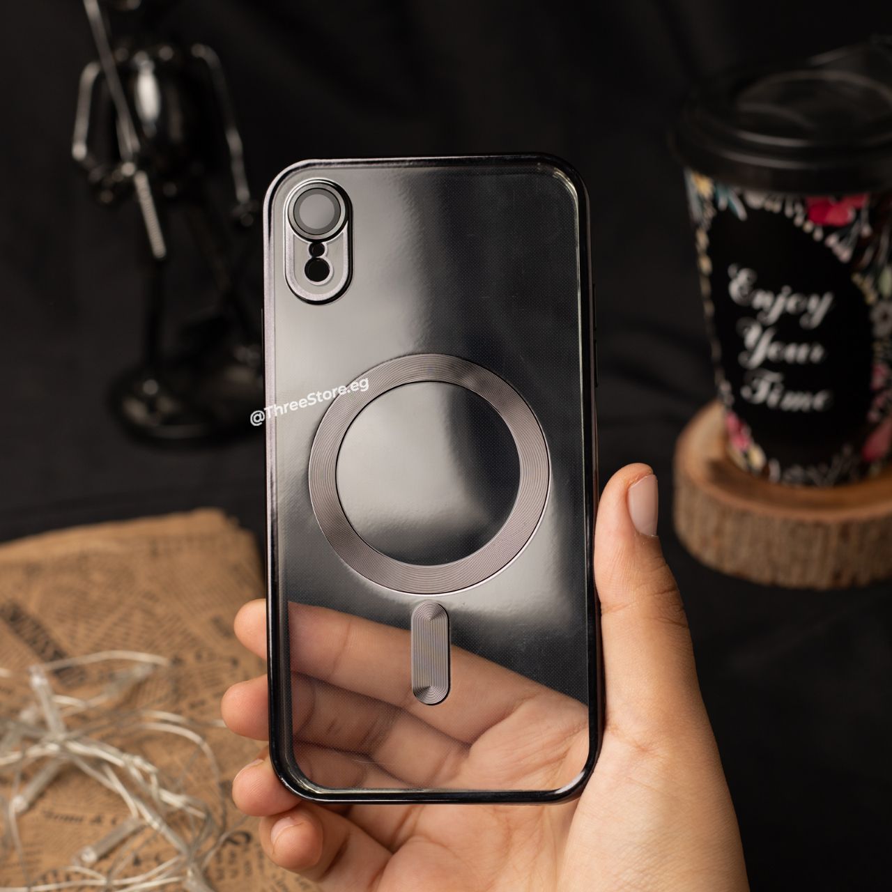 Glossy Magsafe Camera Protection Case iPhone XR