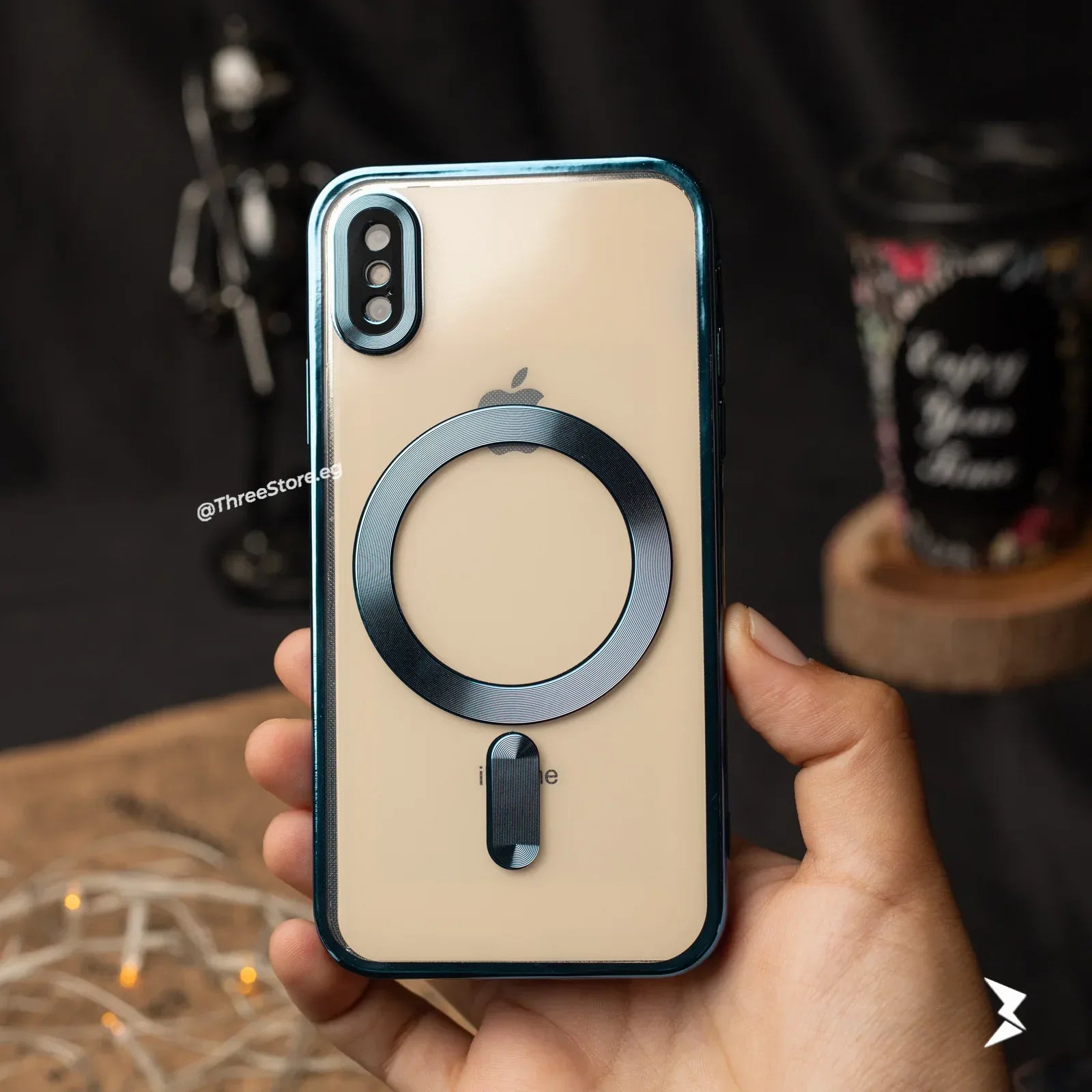Glossy Magsafe Camera Protection Case iPhone X Max - Three