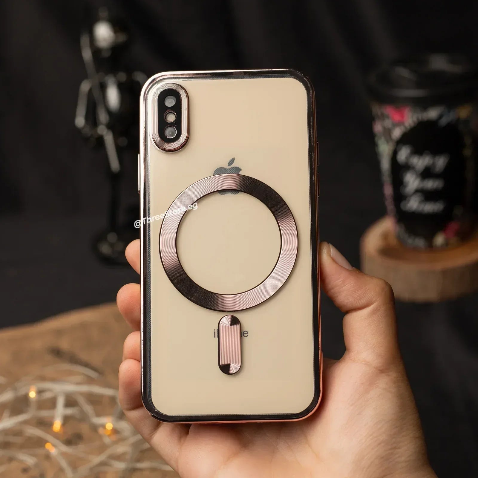 Glossy Magsafe Camera Protection Case iPhone X - Three