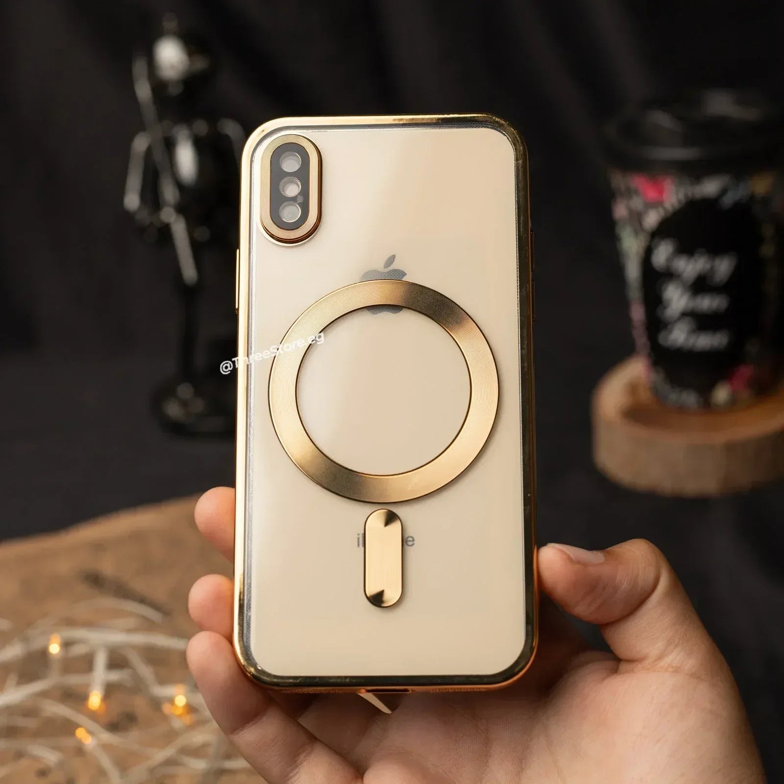 Glossy Magsafe Camera Protection Case iPhone X Max - Three