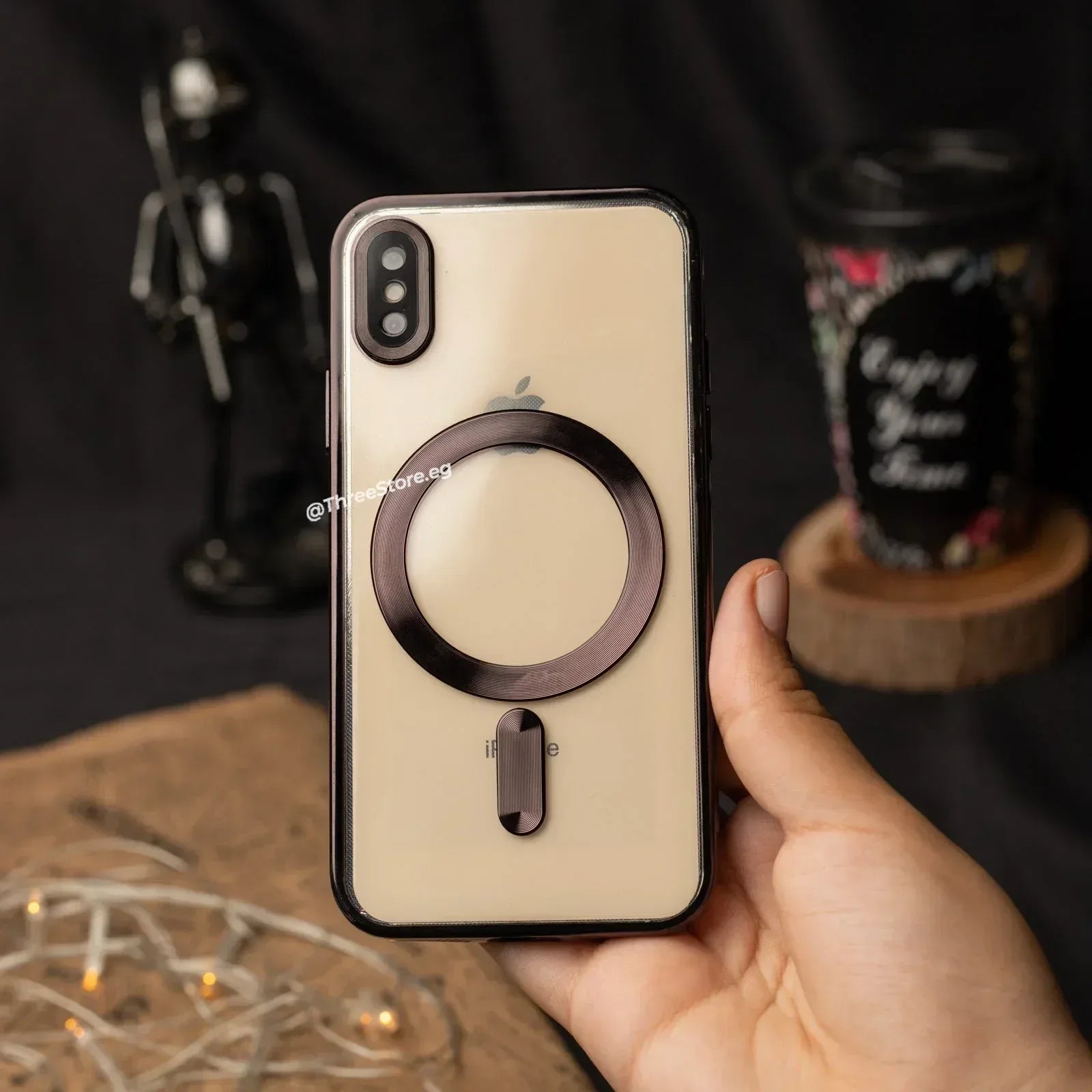 Glossy Magsafe Camera Protection Case iPhone X Max - Three