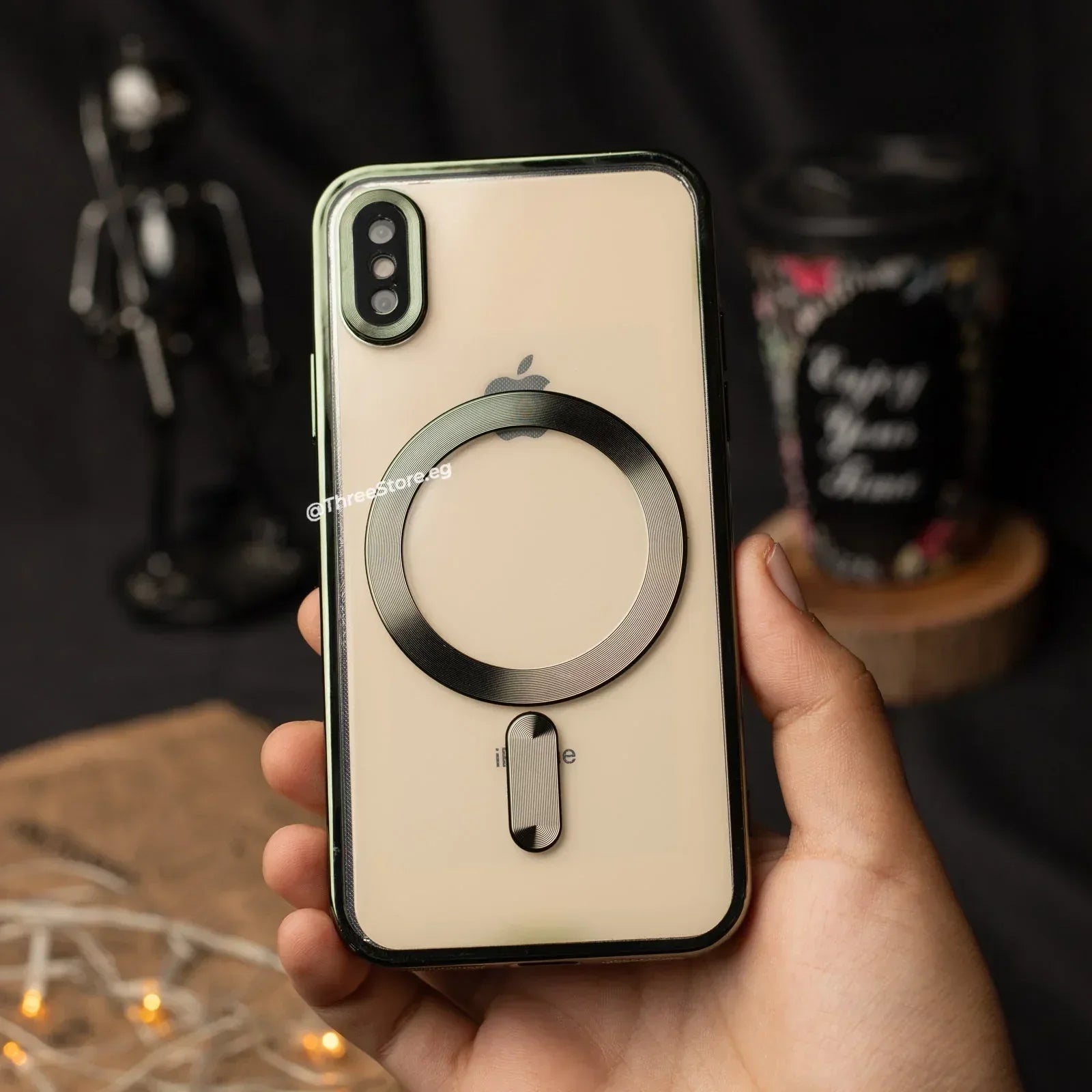 Glossy Magsafe Camera Protection Case iPhone X Max - Three