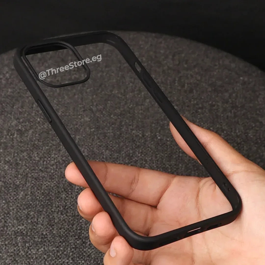 Q Series TPU Clear Back Case iPhone 12 Pro Max - Three