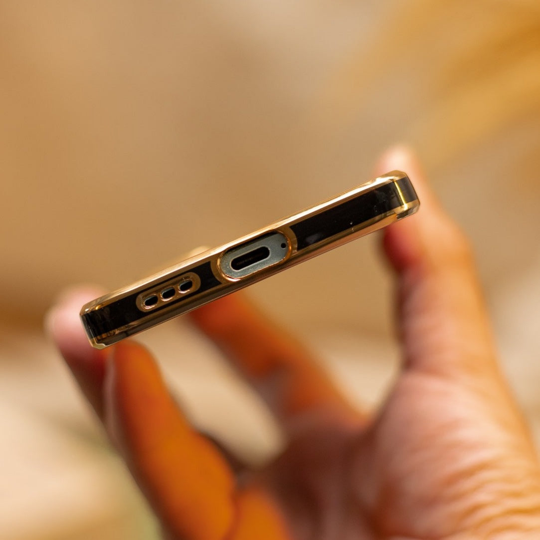 Plating Gold Lens Protection Case Oppo Reno 6 4g