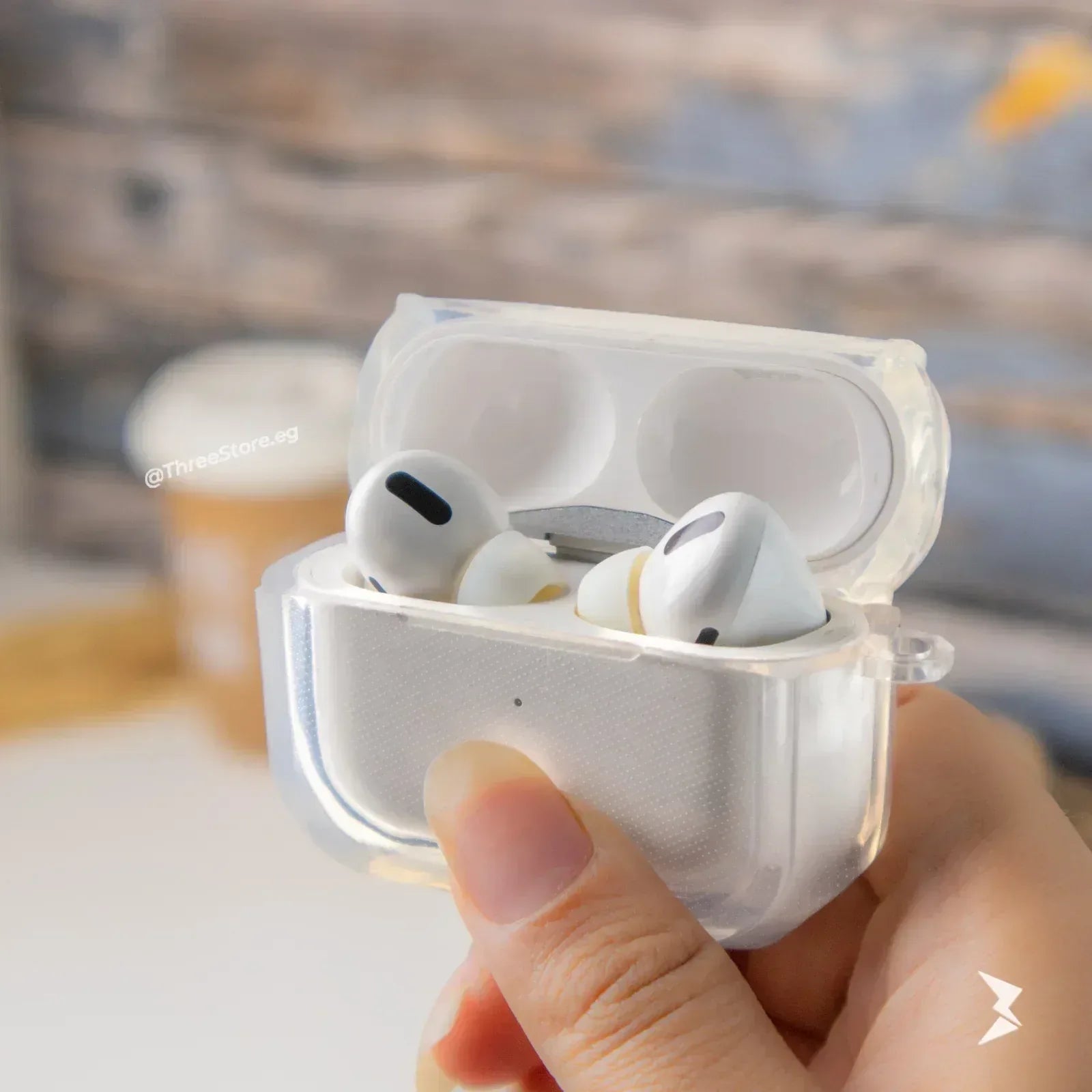 Transparent Protective Case AirPods Pro - Three