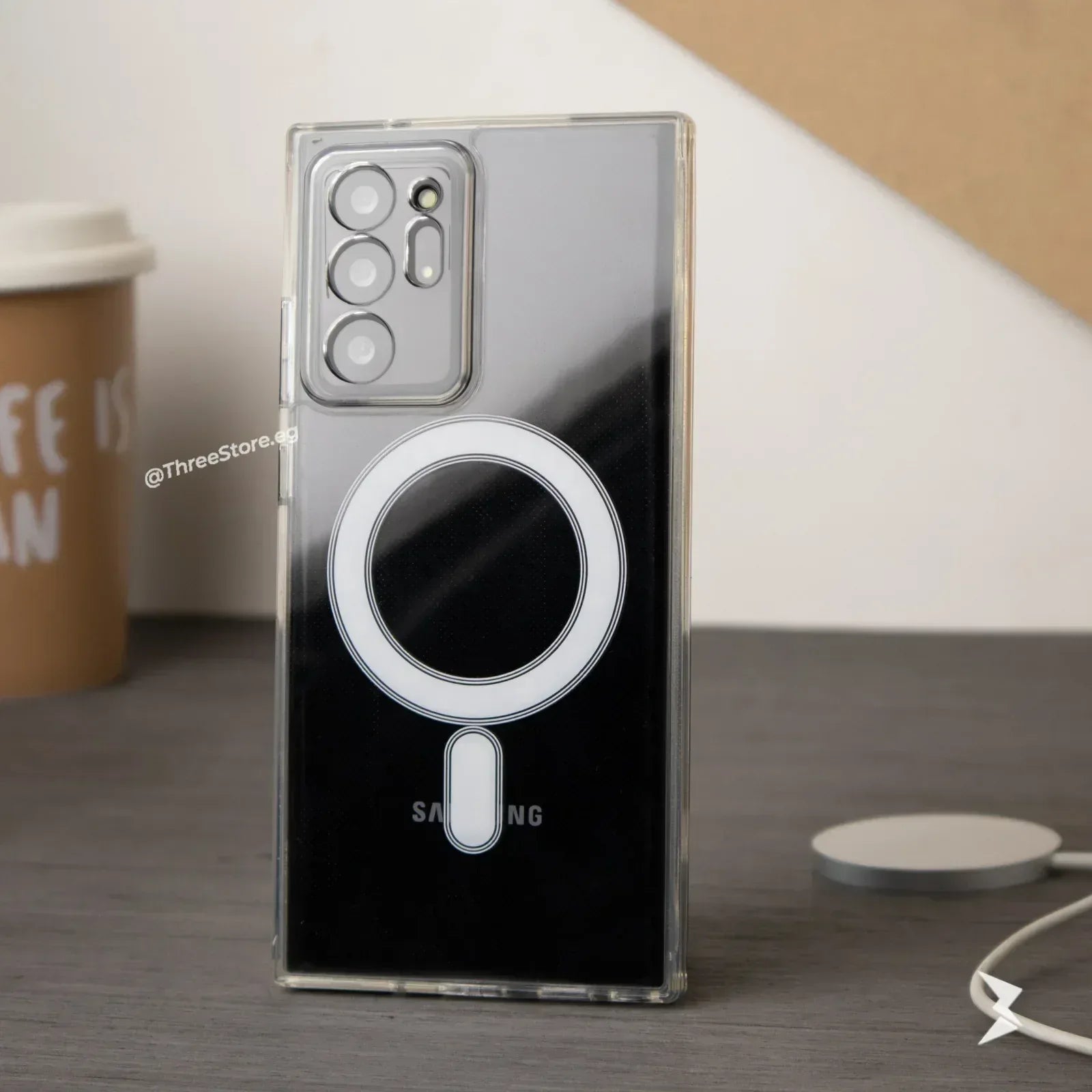 Transparent Magsafe Case Samsung Note 20 Ultra - Three