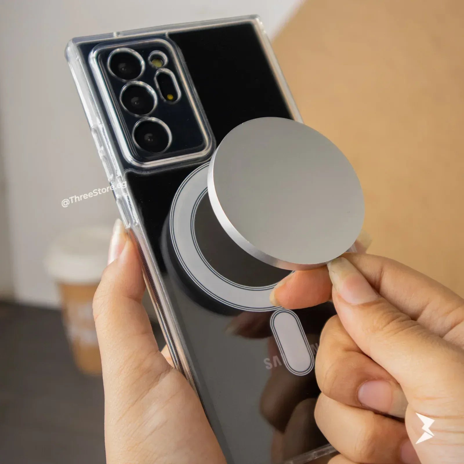 Transparent Magsafe Case Samsung Note 20 Ultra - Three