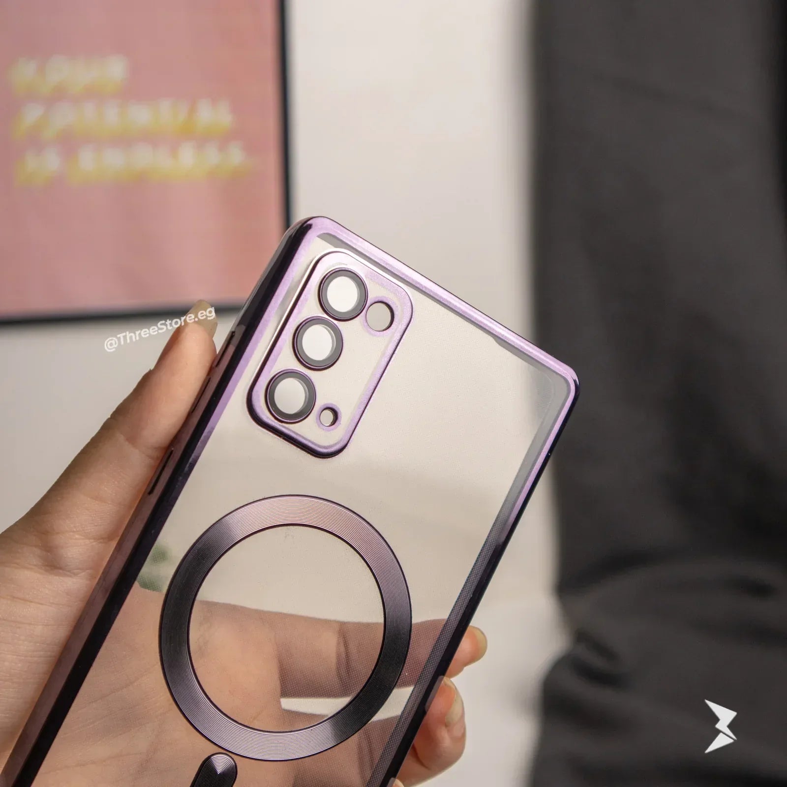 Glossy Magsafe Camera Protection Case Samsung Note 20 - Three