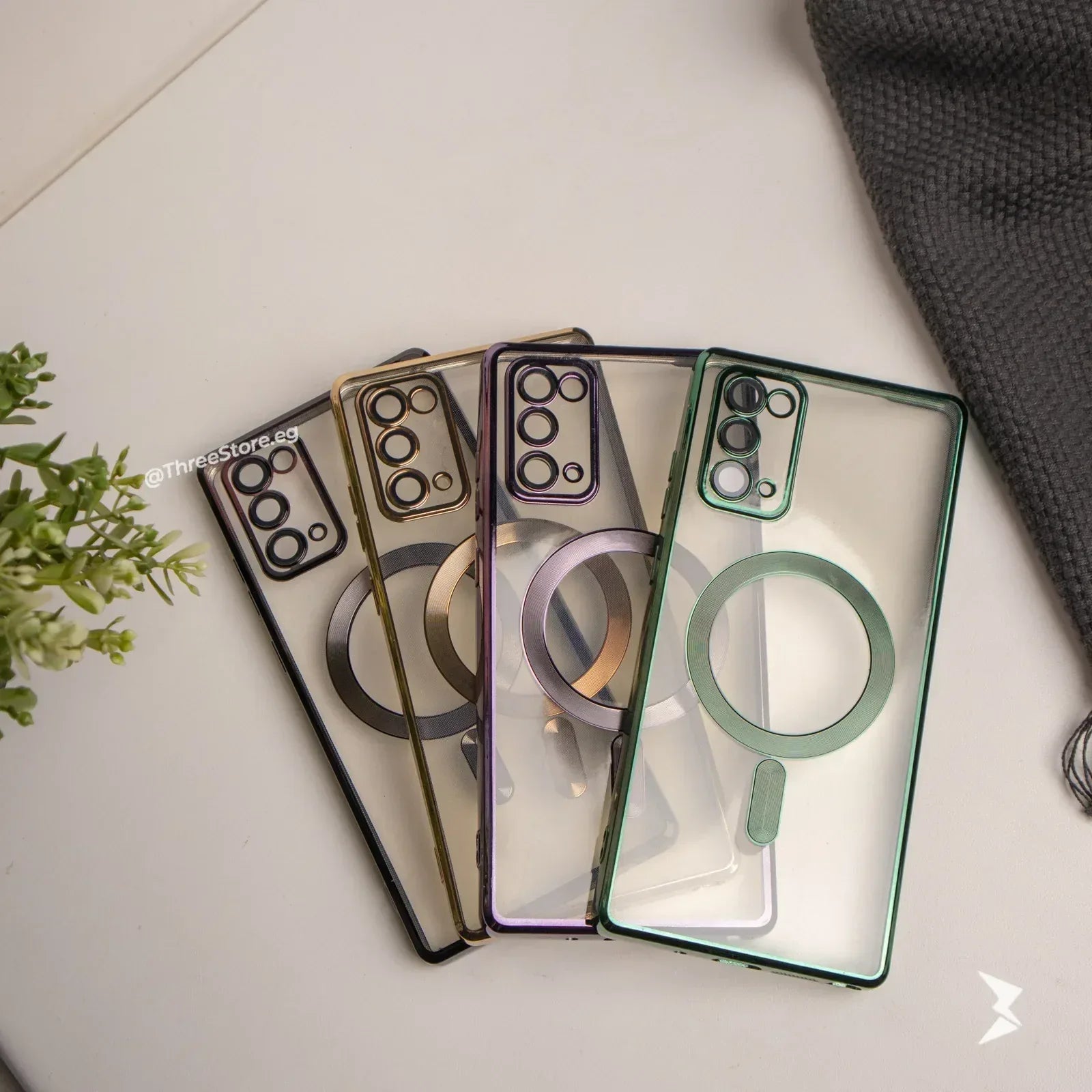 Glossy Magsafe Camera Protection Case Samsung Note 20 - Three