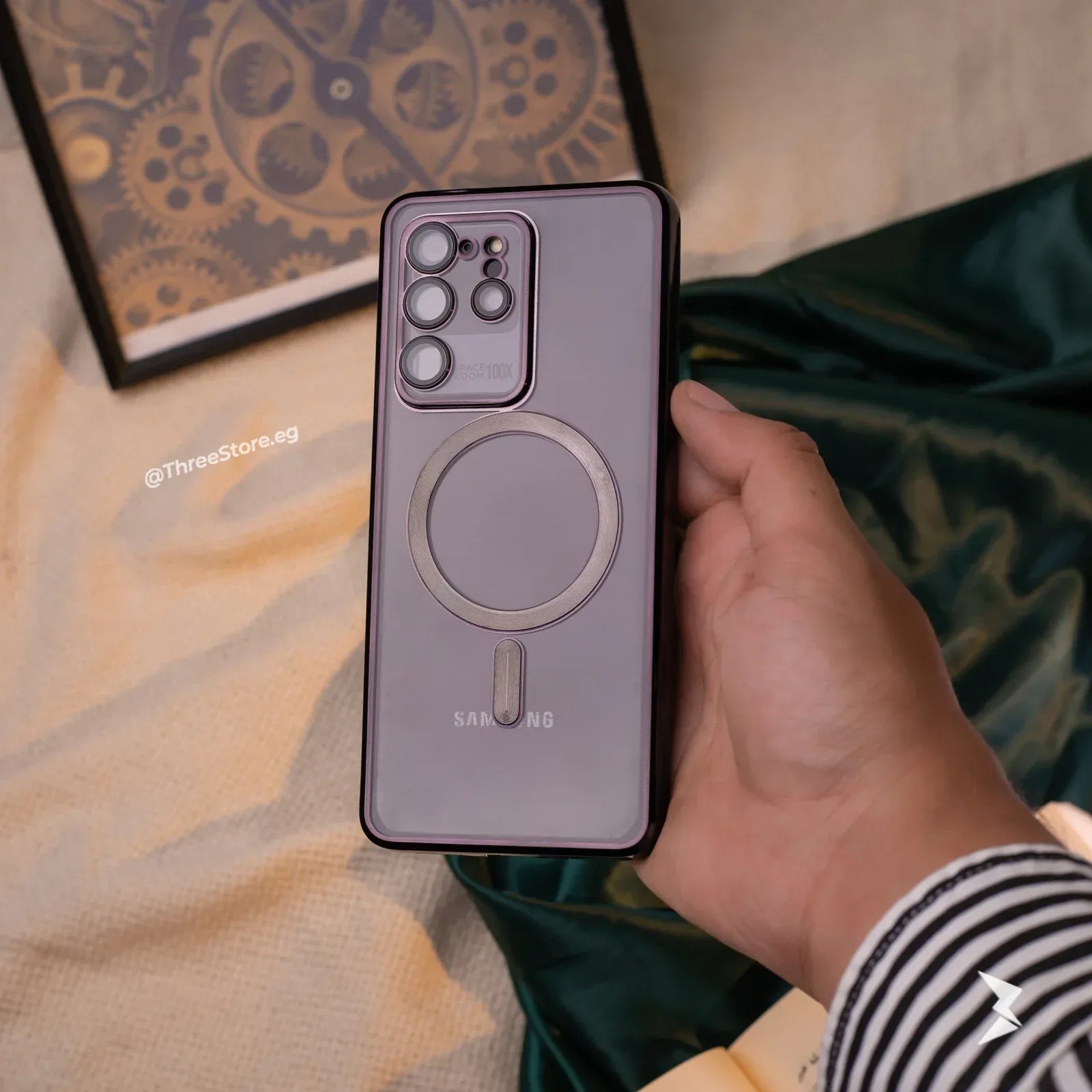 Glossy Magsafe Camera Protection Case Samsung S20 Ultra - Three