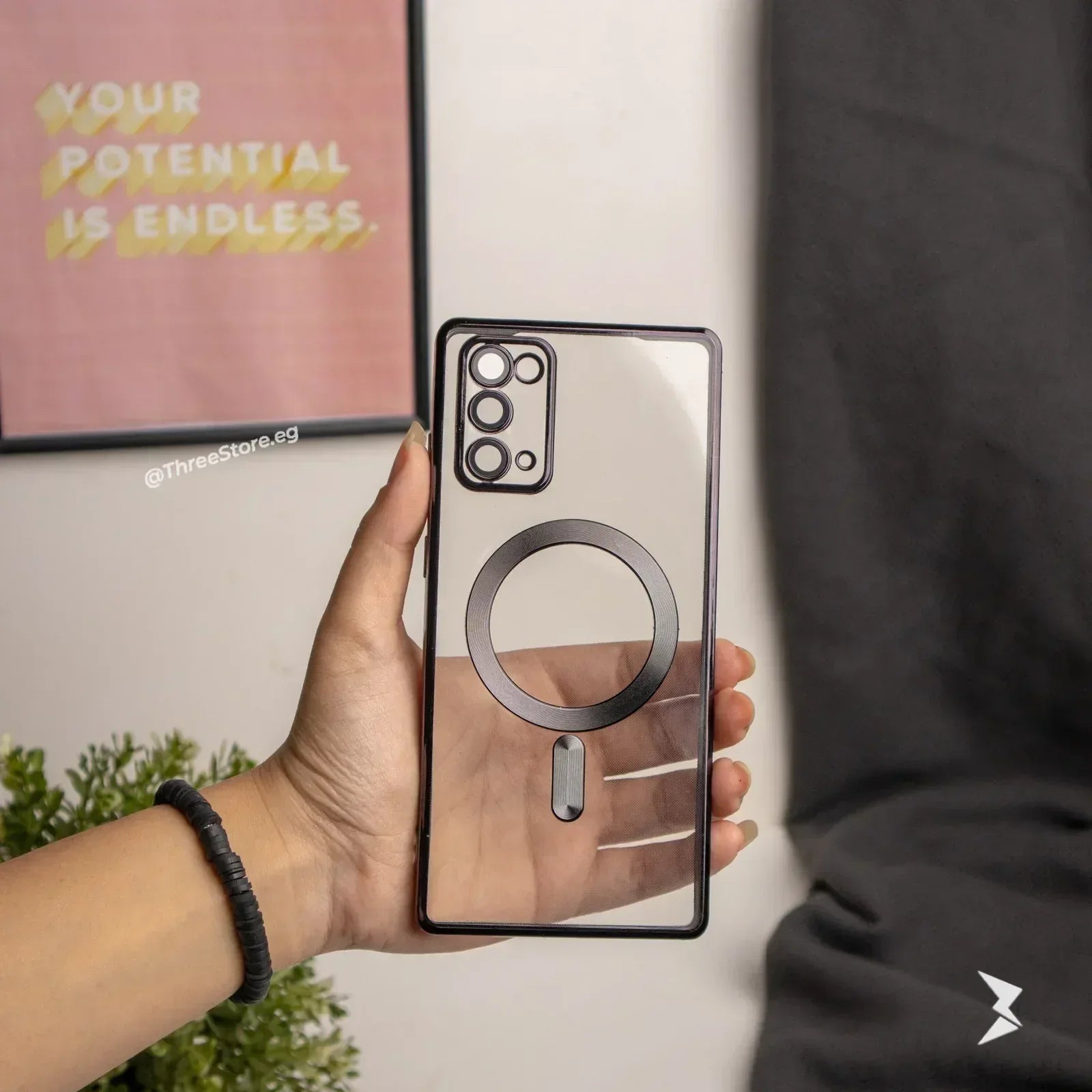 Glossy Magsafe Camera Protection Case Samsung Note 20 - Three