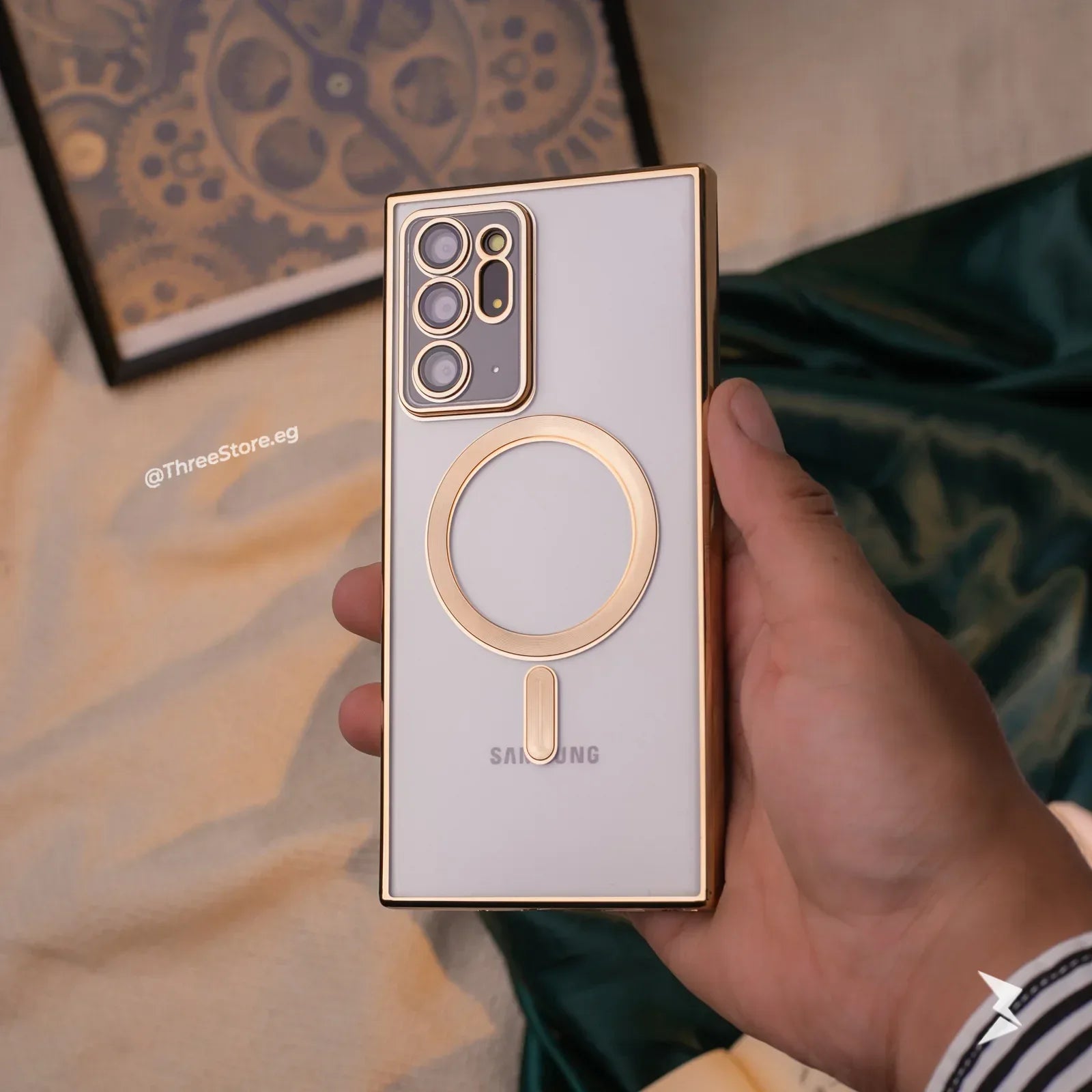 Glossy Magsafe Camera Protection Case Samsung Note 20 Ultra - Three