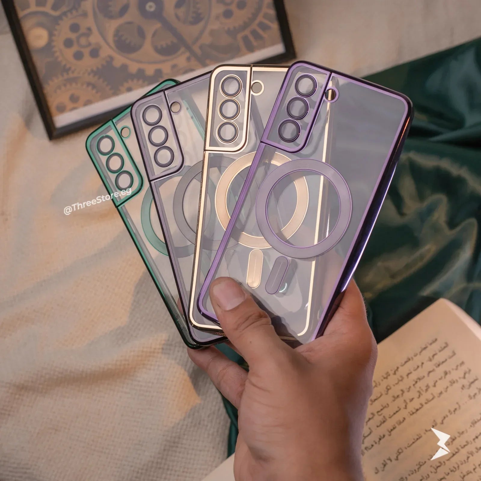 Glossy Magsafe Camera Protection Case Samsung S21 FE - Three