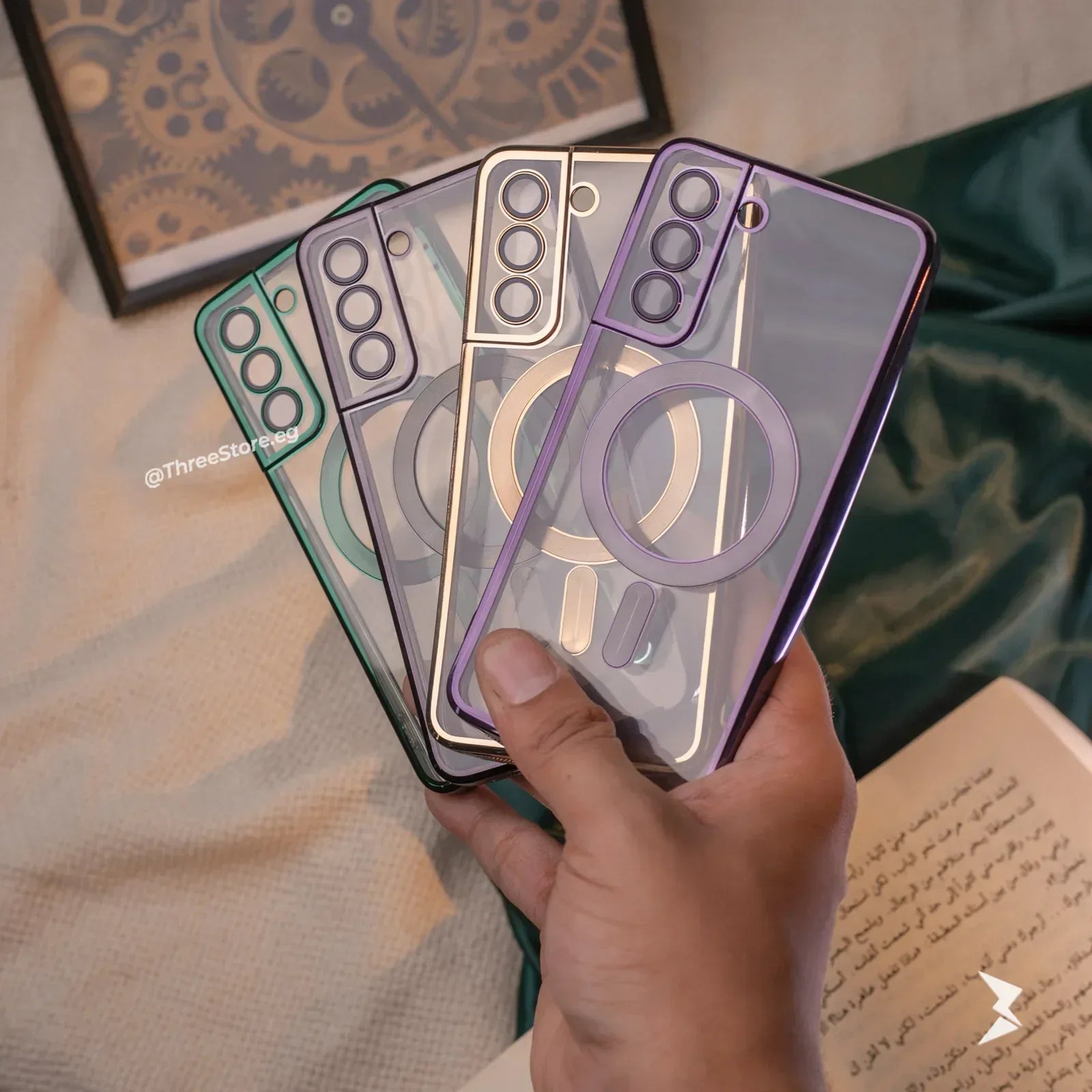 Glossy Magsafe Camera Protection Case Samsung S21 FE - Three