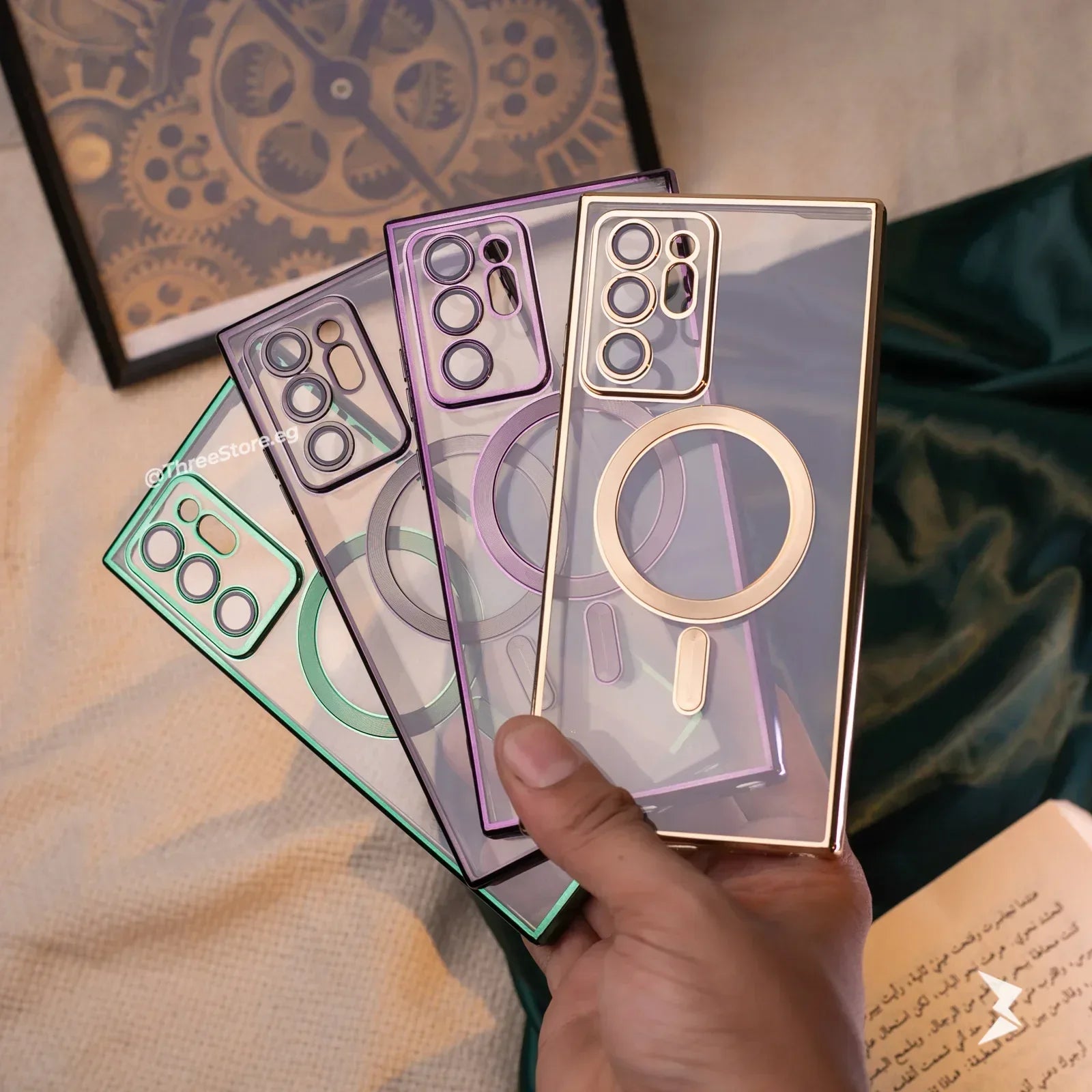 Glossy Magsafe Camera Protection Case Samsung Note 20 Ultra - Three