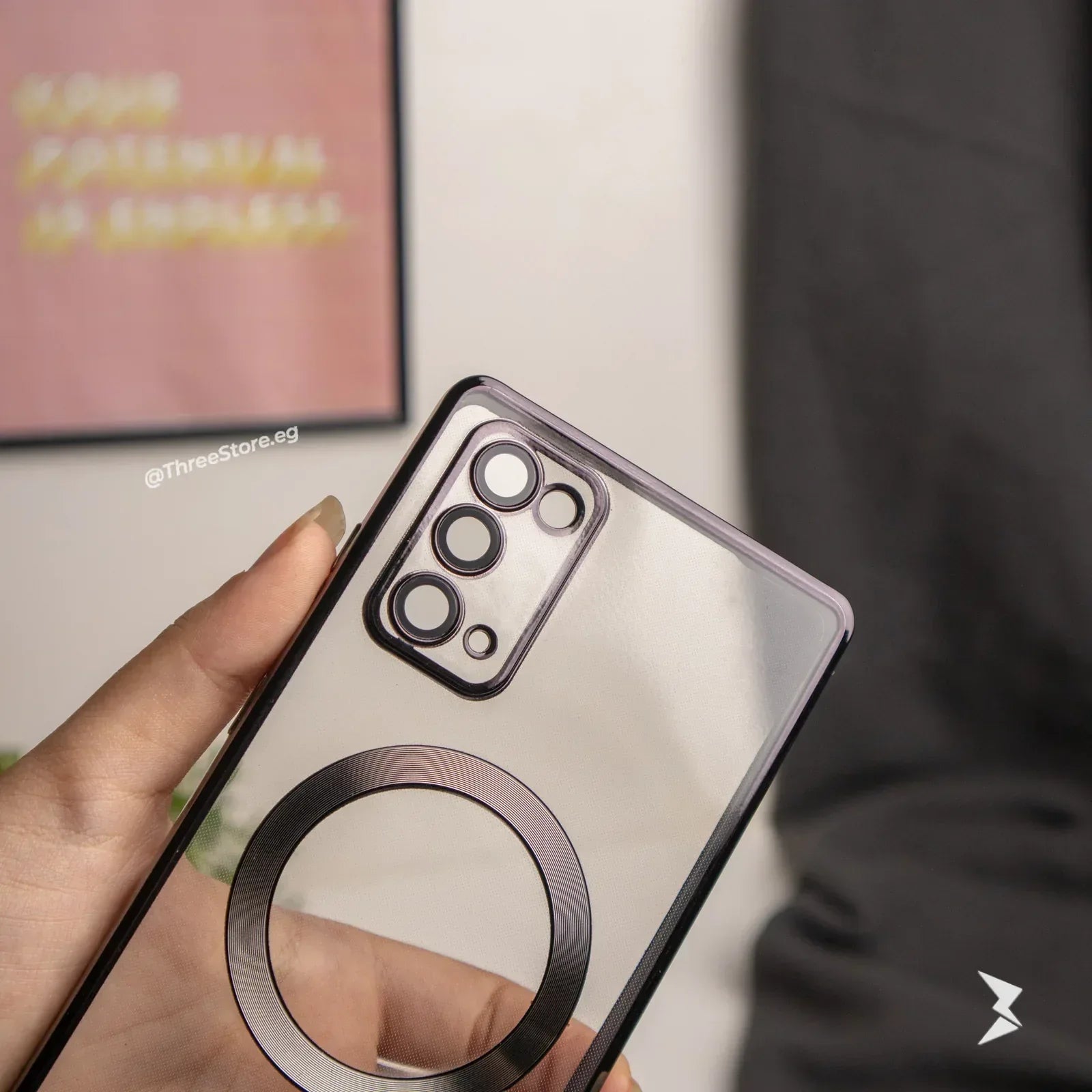 Glossy Magsafe Camera Protection Case Samsung Note 20 - Three