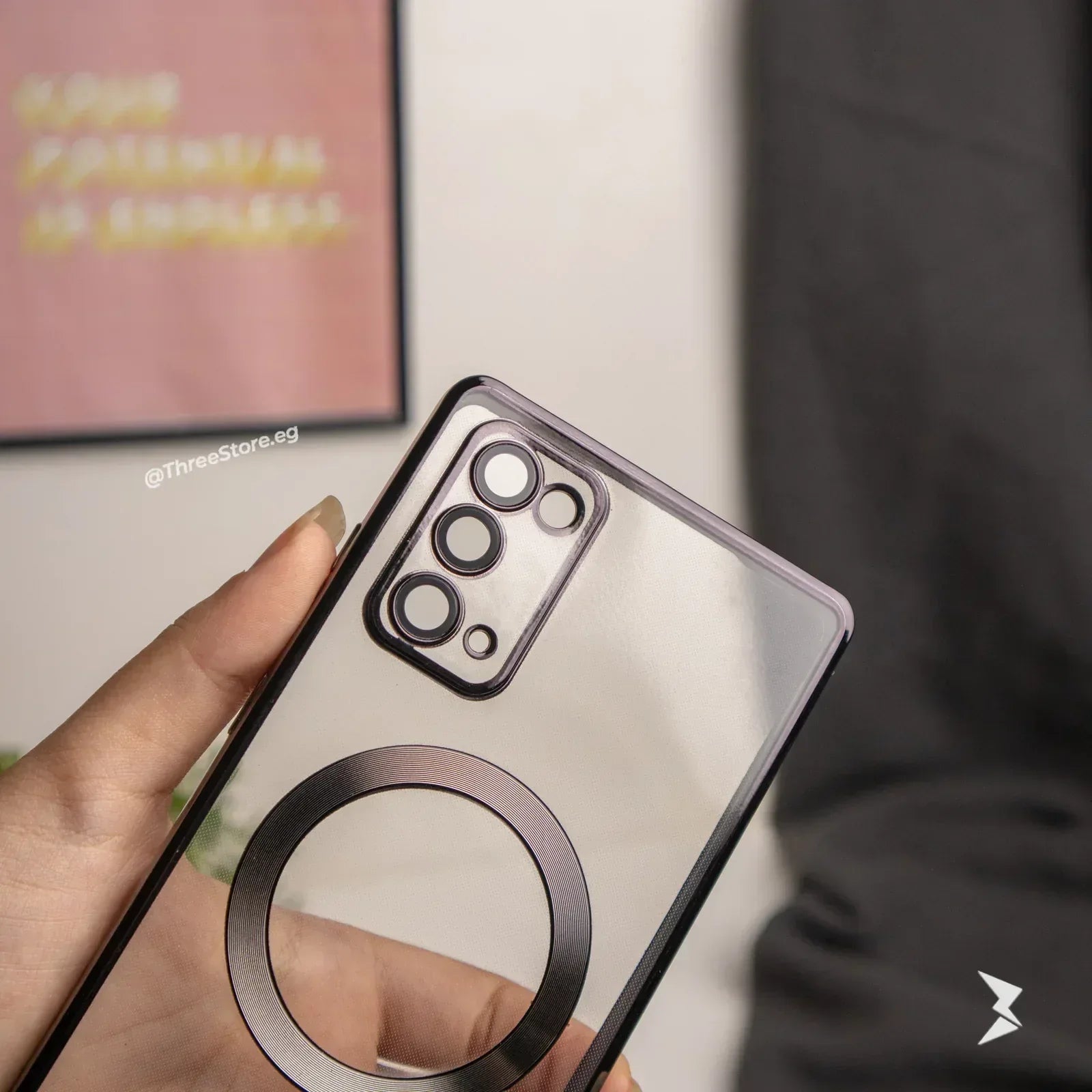 Glossy Magsafe Camera Protection Case Samsung Note 20 - Three