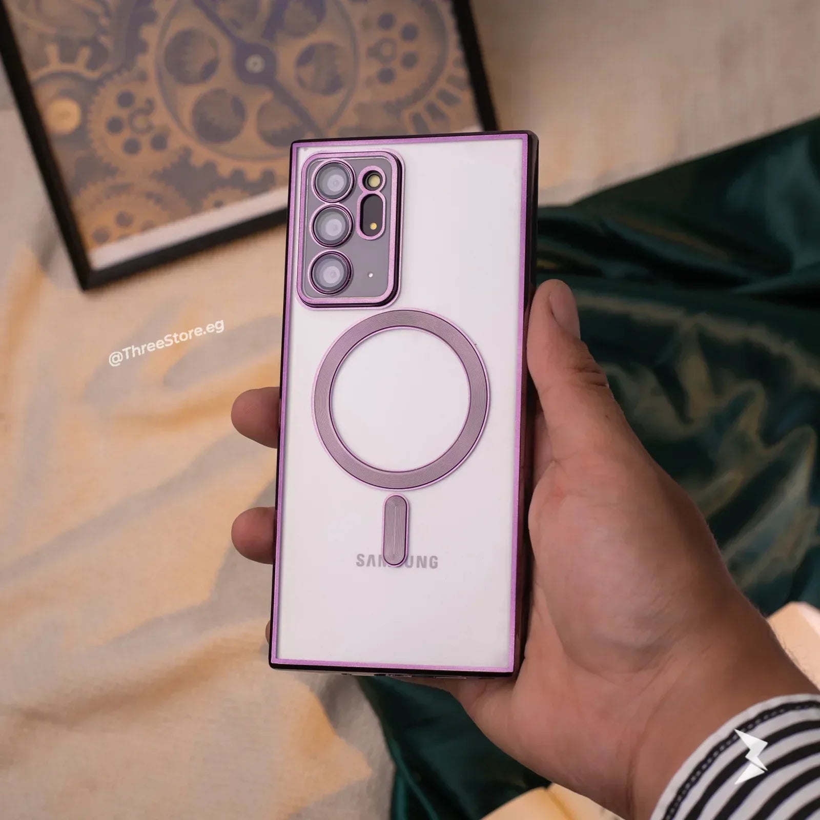 Glossy Magsafe Camera Protection Case Samsung Note 20 Ultra - Three