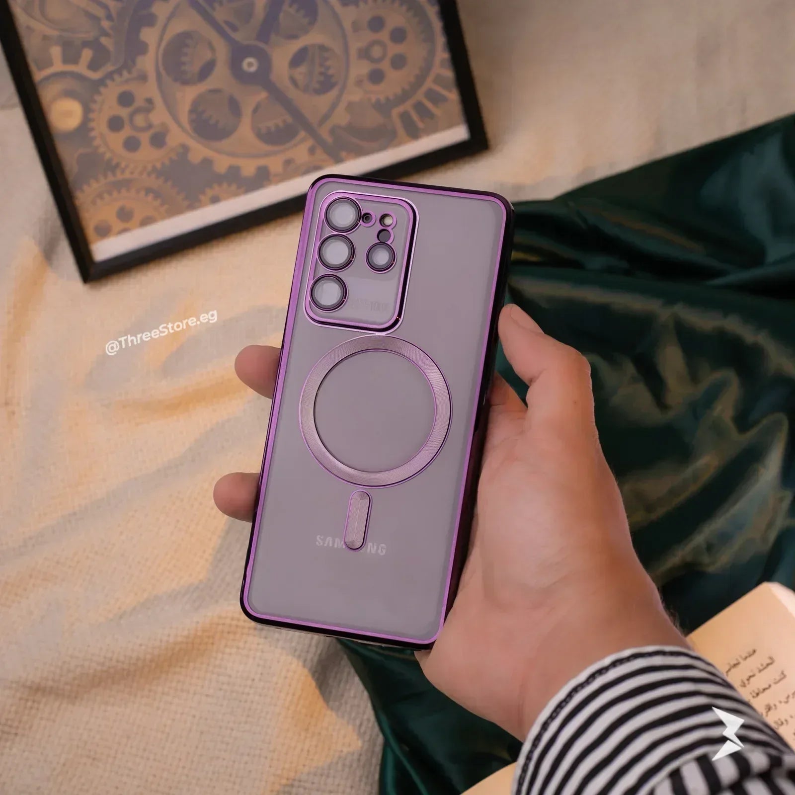 Glossy Magsafe Camera Protection Case Samsung S20 Ultra - Three