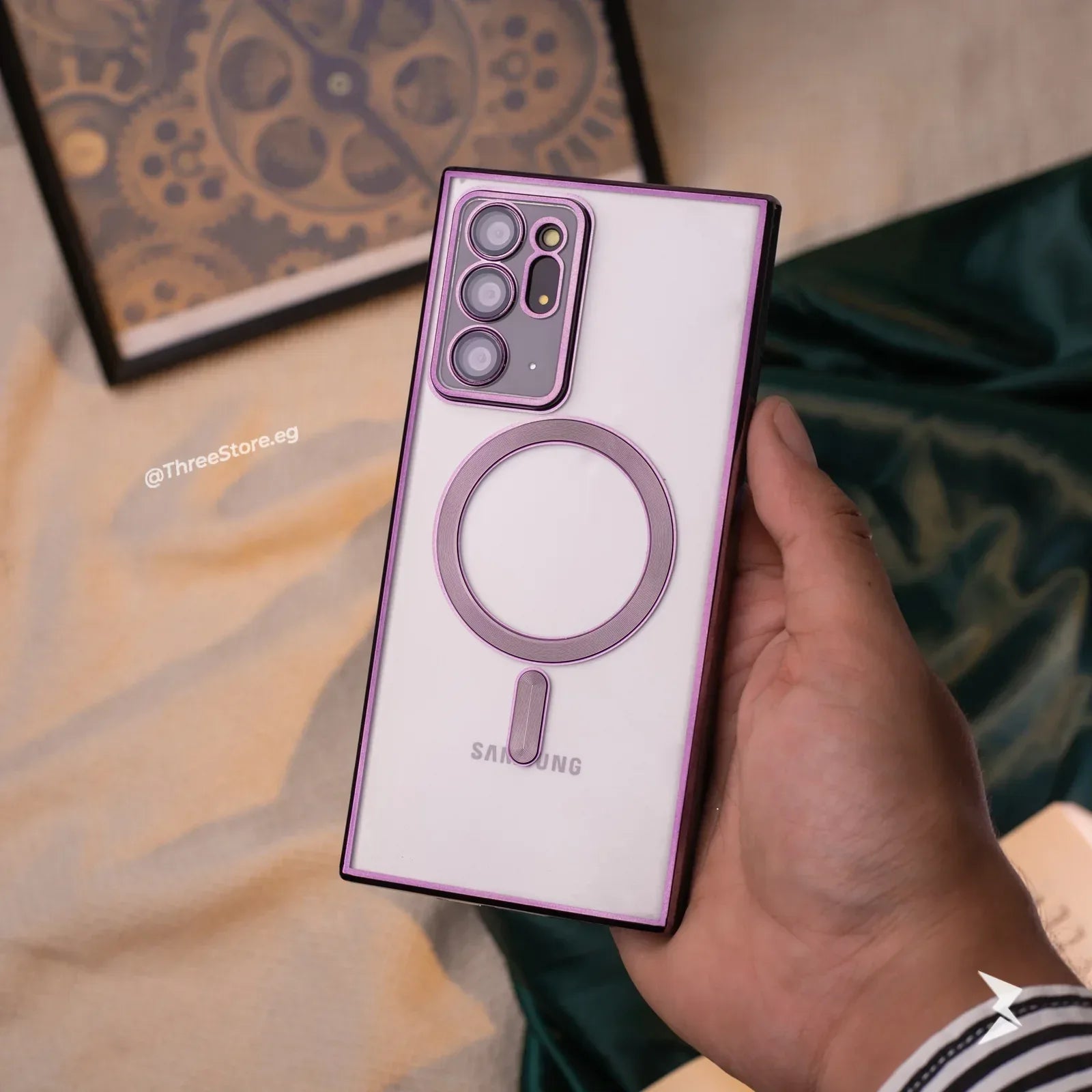 Glossy Magsafe Camera Protection Case Samsung Note 20 Ultra - Three